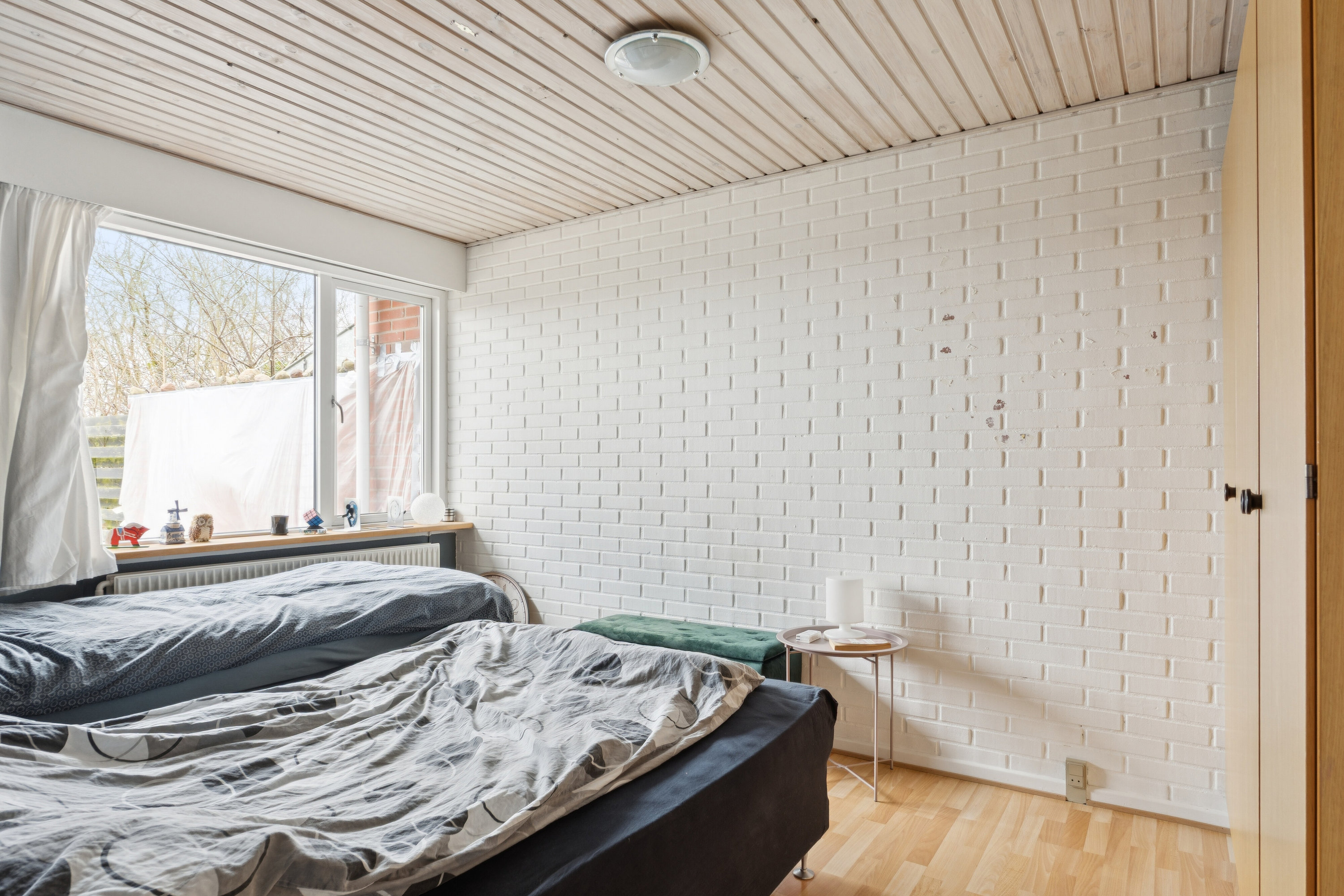 Fremhævet soveværelse billede i fuldskærmstilstand. Billede af Spireavej 20, Skovby, 8464 Galten