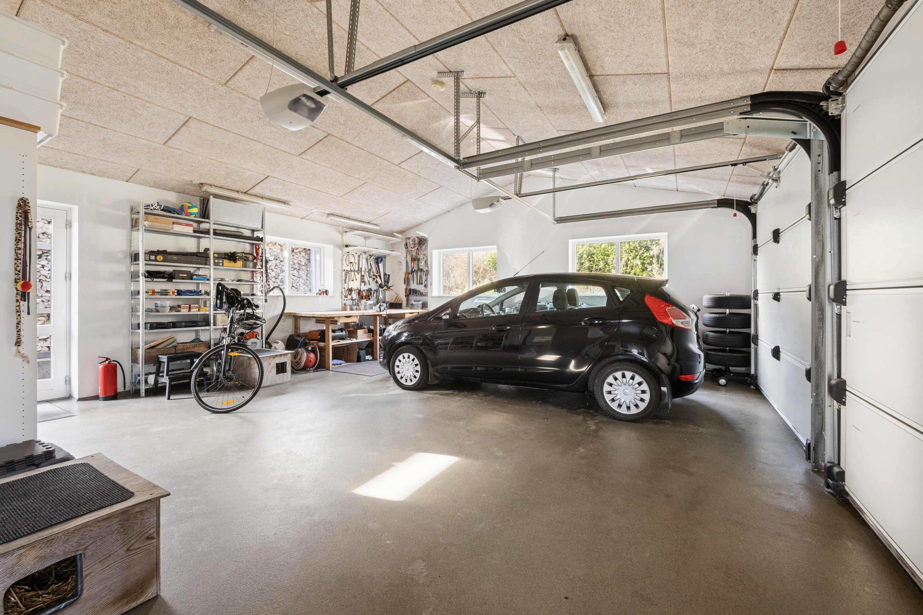 Fremhævet garage billede i fuldskærmstilstand. Billede af Hejrevej 36, Strandet, 7840 Højslev