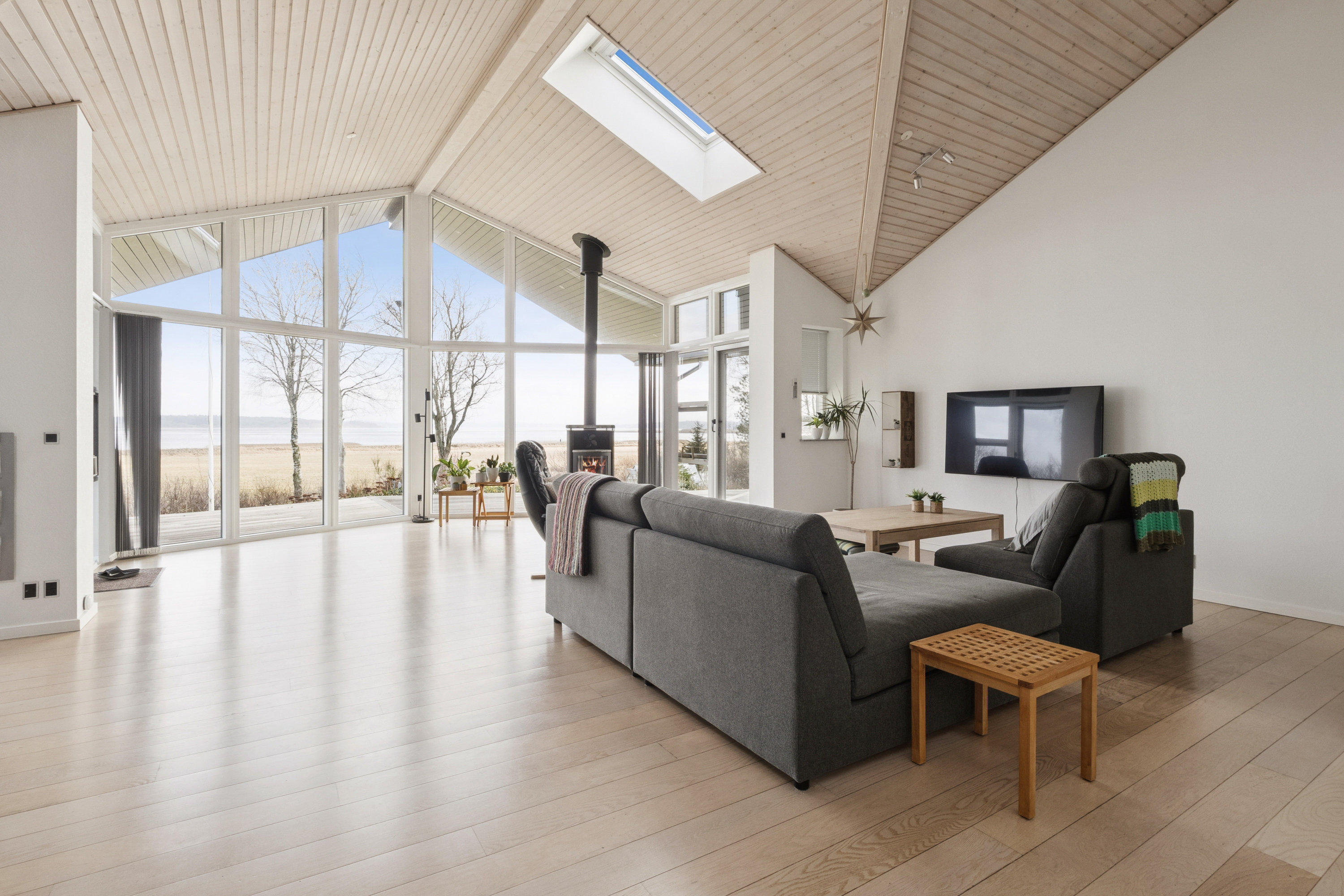 Fremhævet stue billede i fuldskærmstilstand. Billede af Hejrevej 36, Strandet, 7840 Højslev