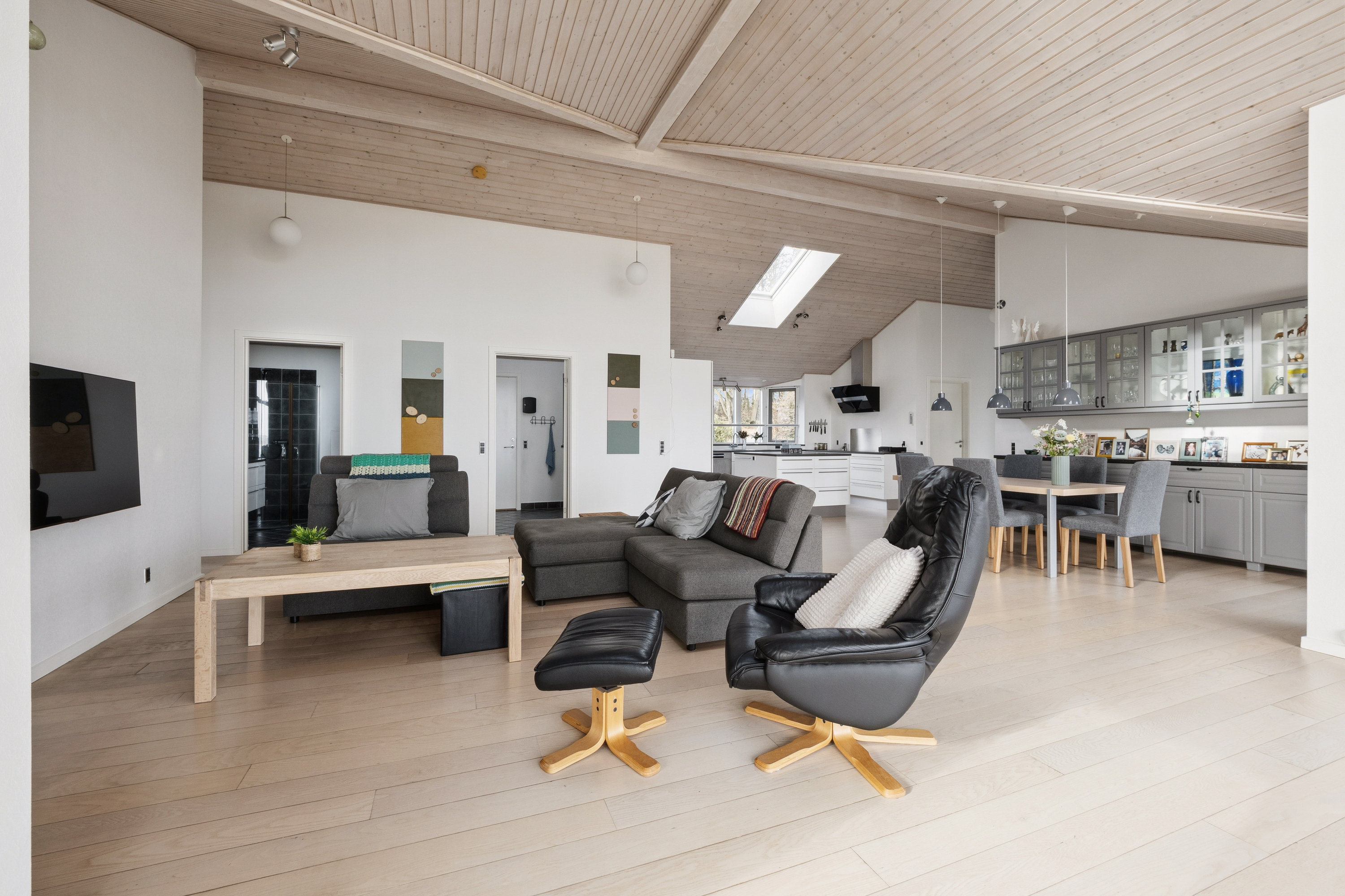 Fremhævet stue billede i fuldskærmstilstand. Billede af Hejrevej 36, Strandet, 7840 Højslev