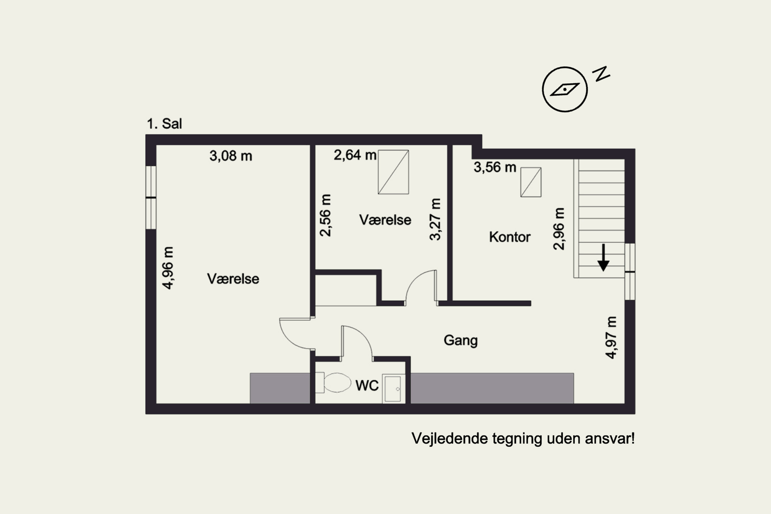 Plantegninger billede af Almind Østergade 16, 6051 Almind