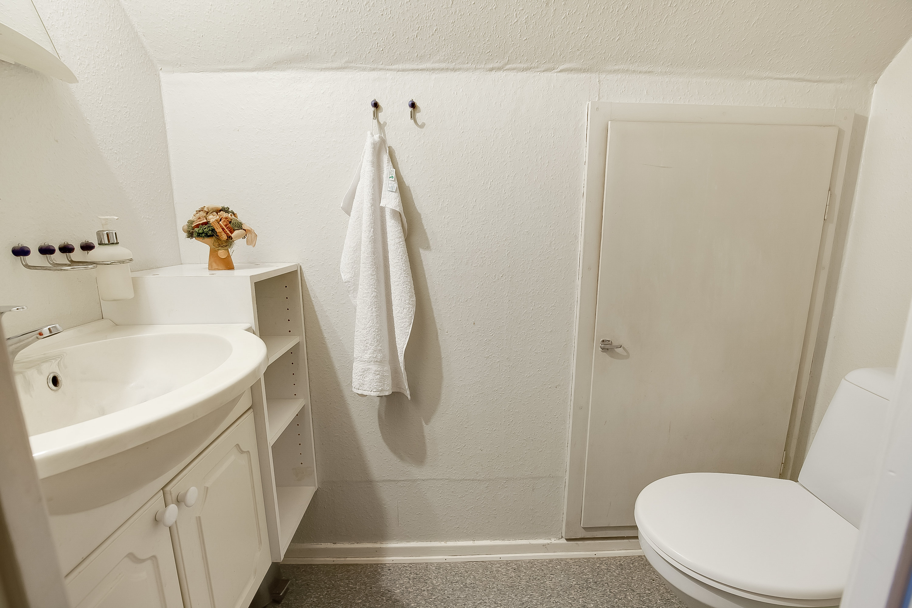 Fremhævet toilet billede i fuldskærmstilstand. Billede af Almind Østergade 16, 6051 Almind