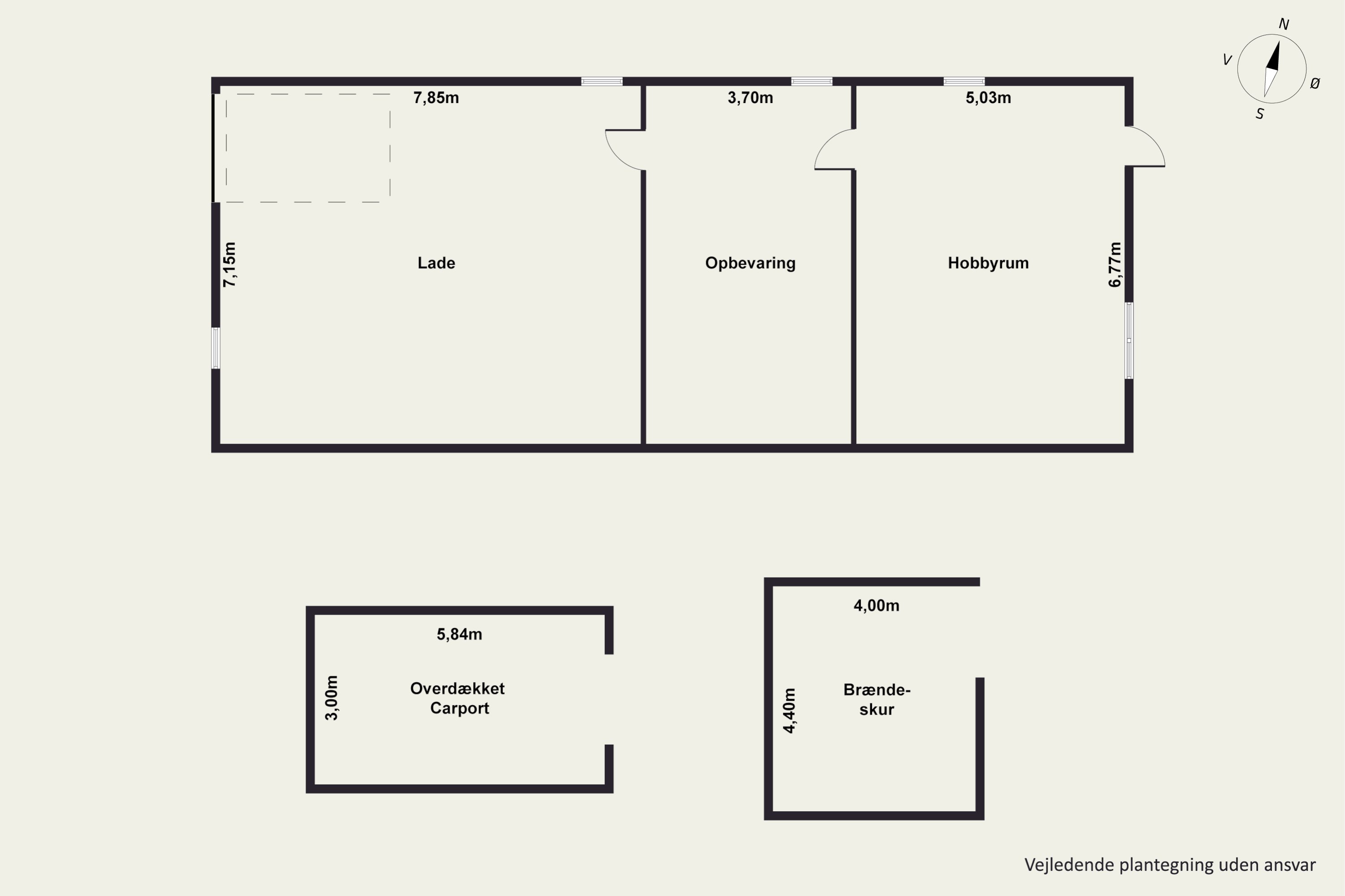Plantegninger billede af Cecilieborgvej 4, Katbjerg, 9550 Mariager