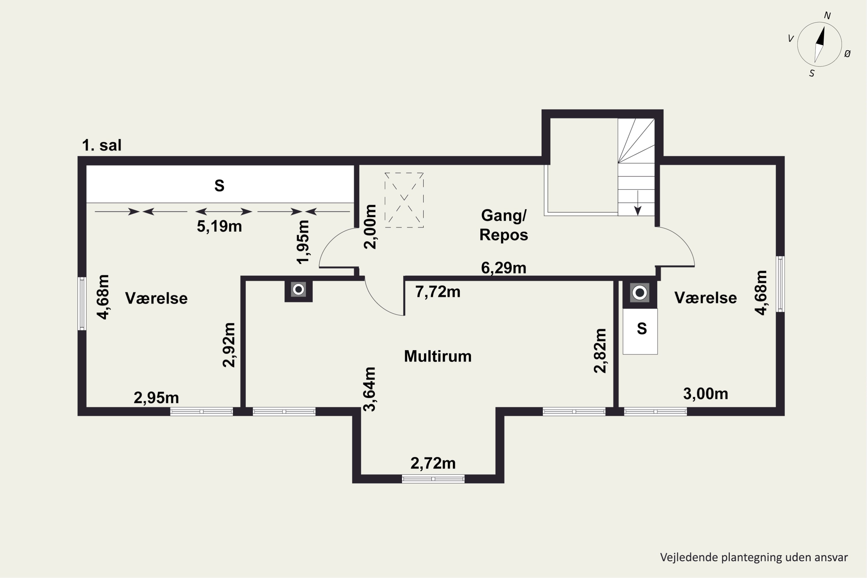 Plantegninger billede af Cecilieborgvej 4, Katbjerg, 9550 Mariager