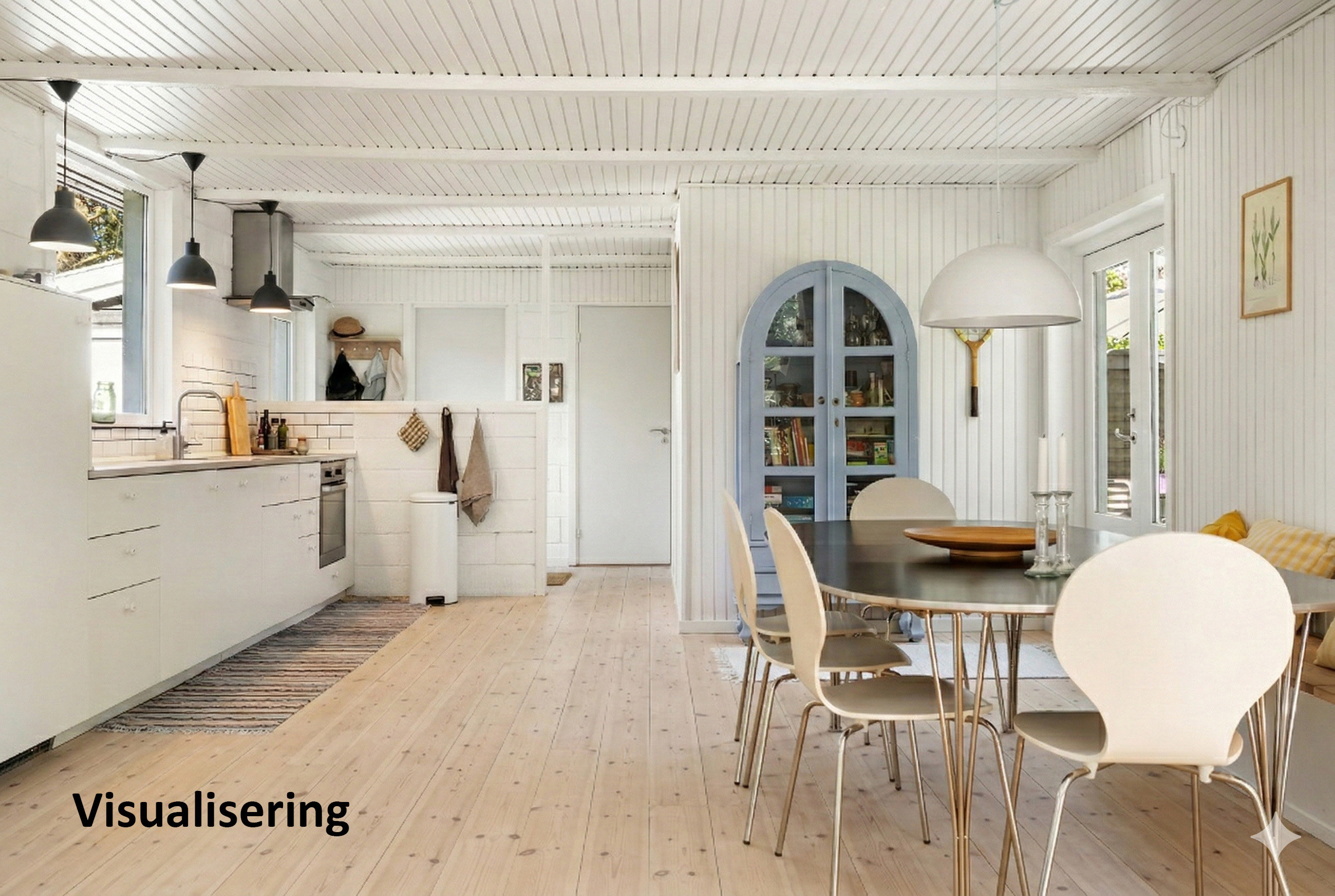 Fremhævet køkken billede i fuldskærmstilstand. Billede af Skovbovej 4, 4500 Nykøbing Sj