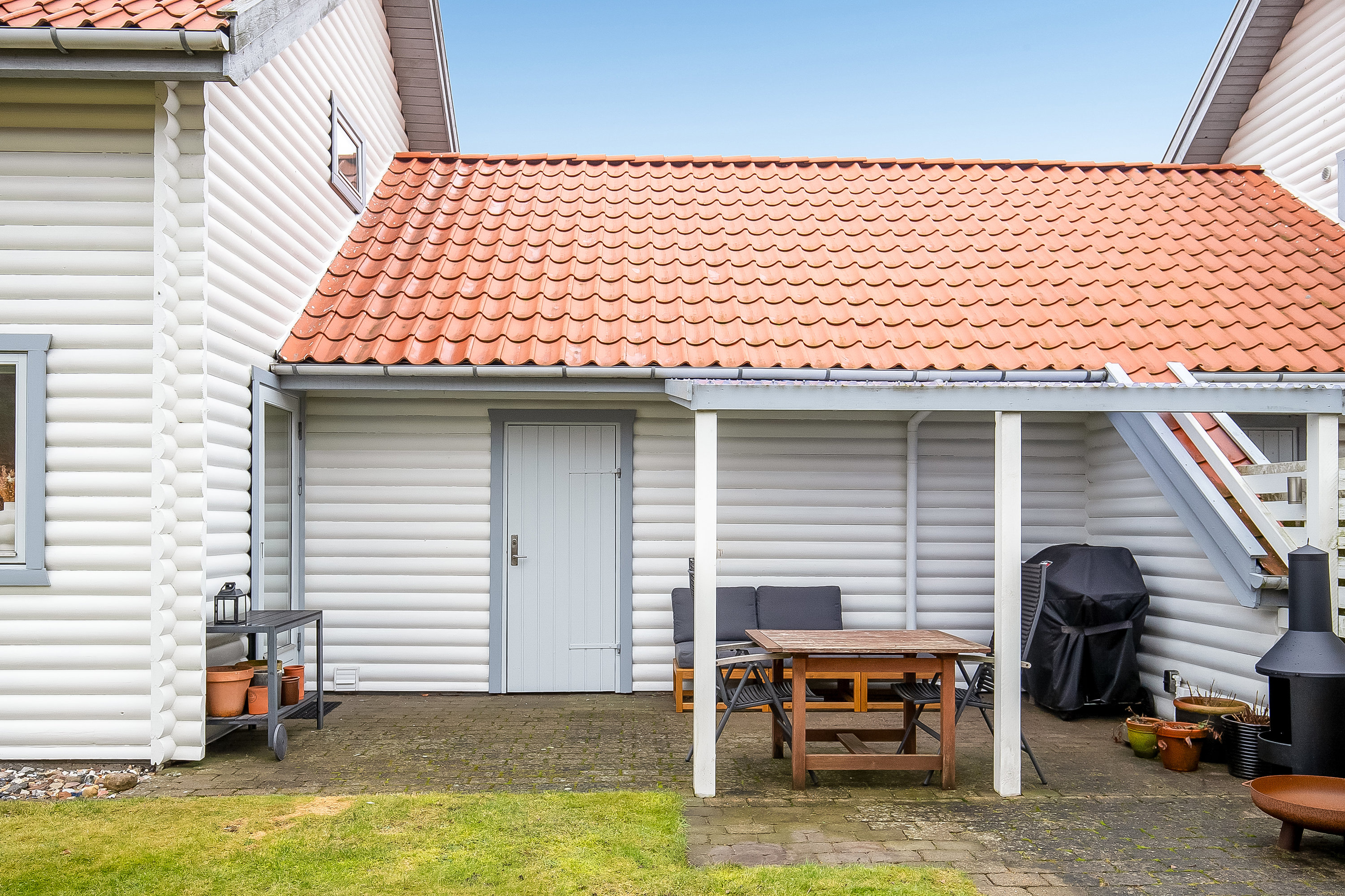 Fremhævet terrasse billede i fuldskærmstilstand. Billede af Ibæk Strandvej 20B, 7100 Vejle