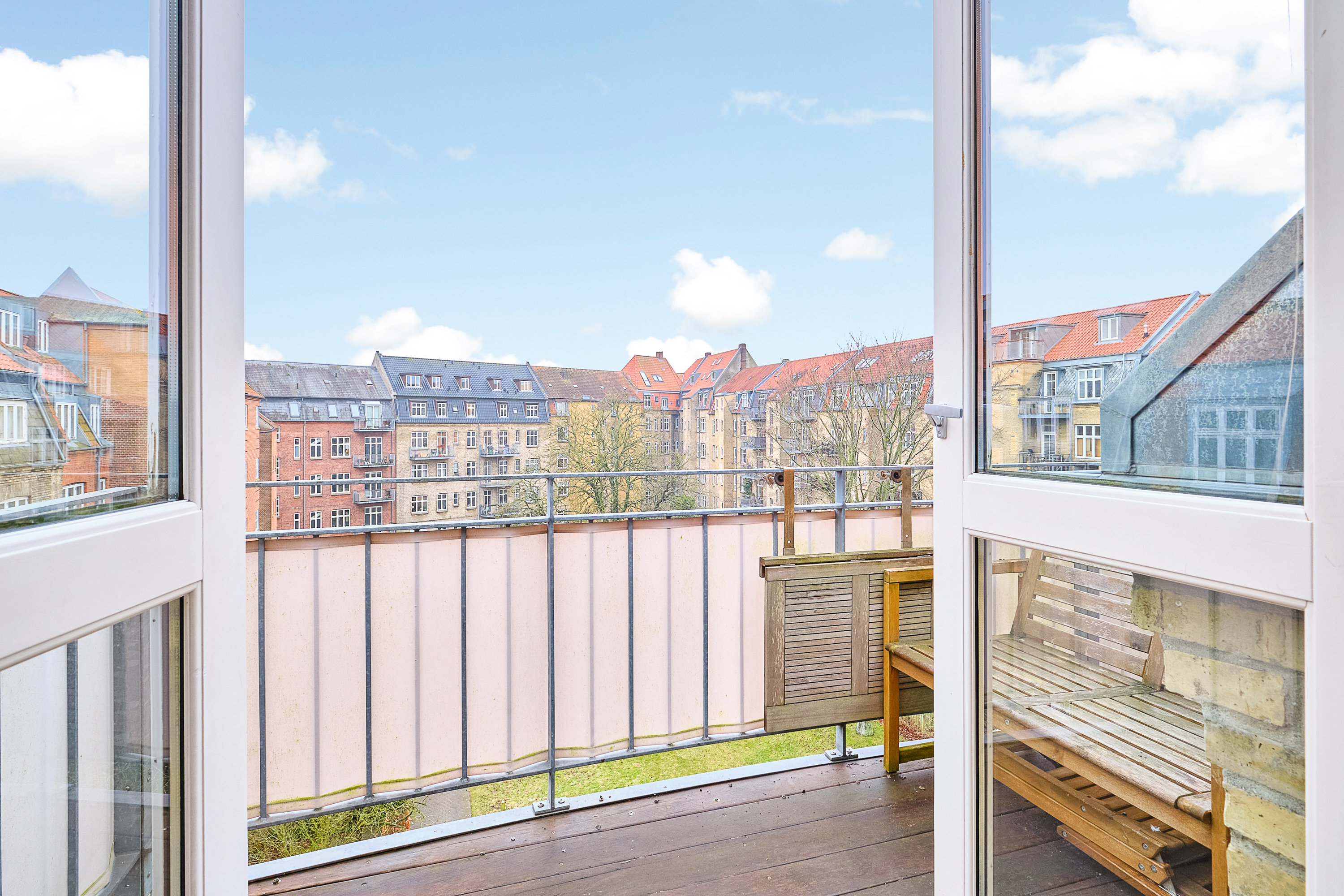 Fremhævet altan billede i fuldskærmstilstand. Billede af J. Michaelsens Gade 6, 4. tv., 8000 Aarhus C