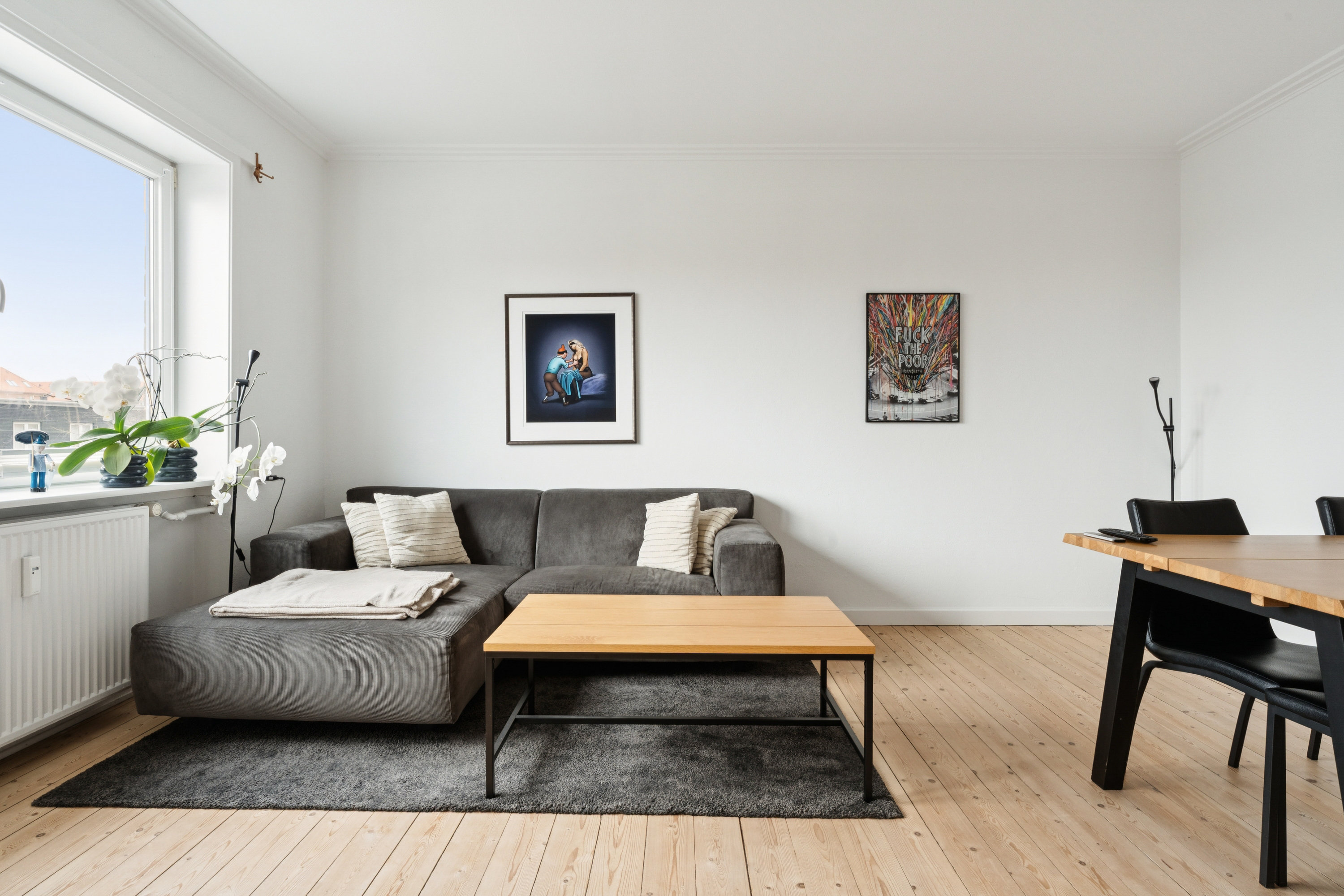 Fremhævet stue billede i fuldskærmstilstand. Billede af Ny Kastetvej 2, 1. tv., 9000 Aalborg