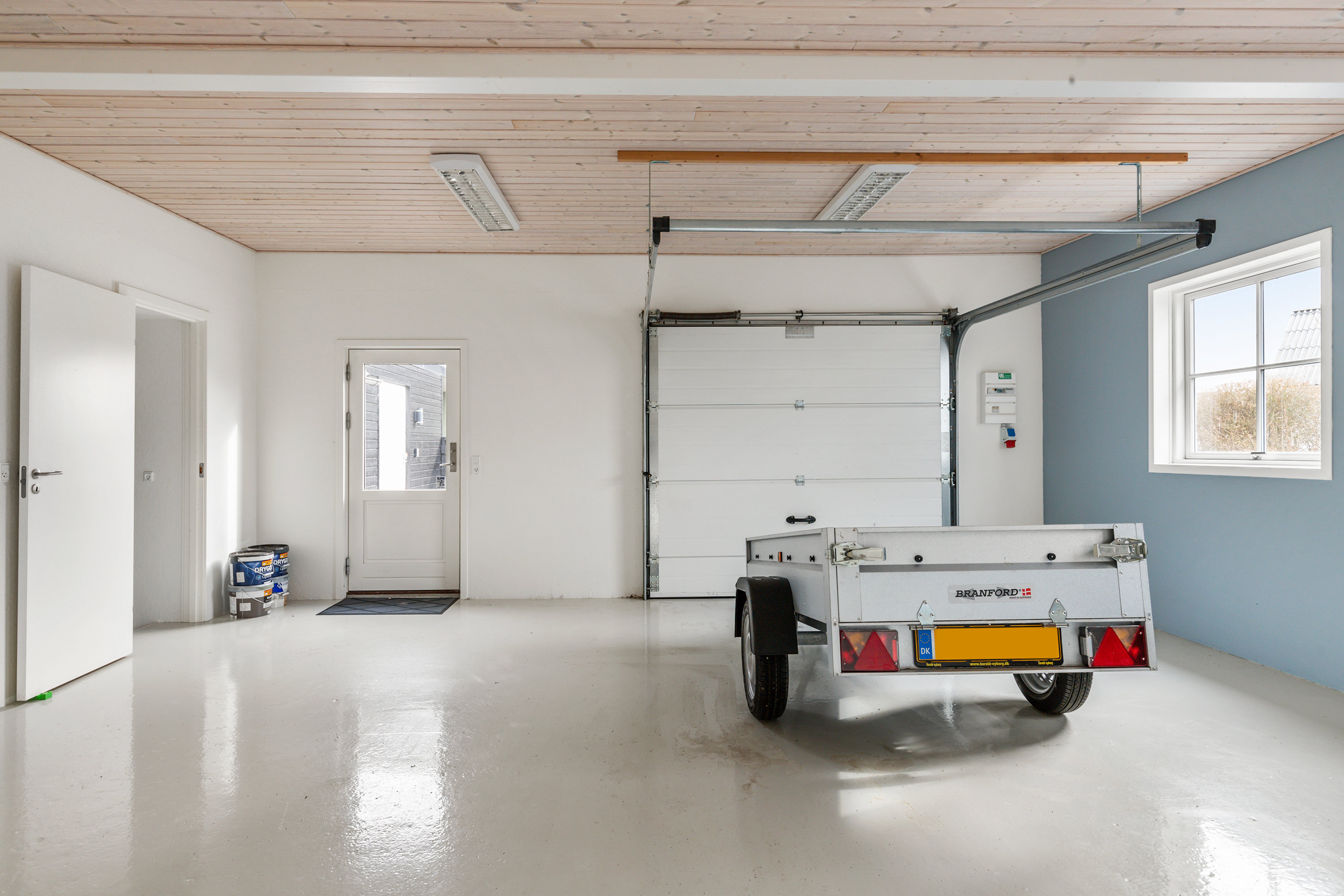 Fremhævet garage billede i fuldskærmstilstand. Billede af Skolevej 32, 9490 Pandrup