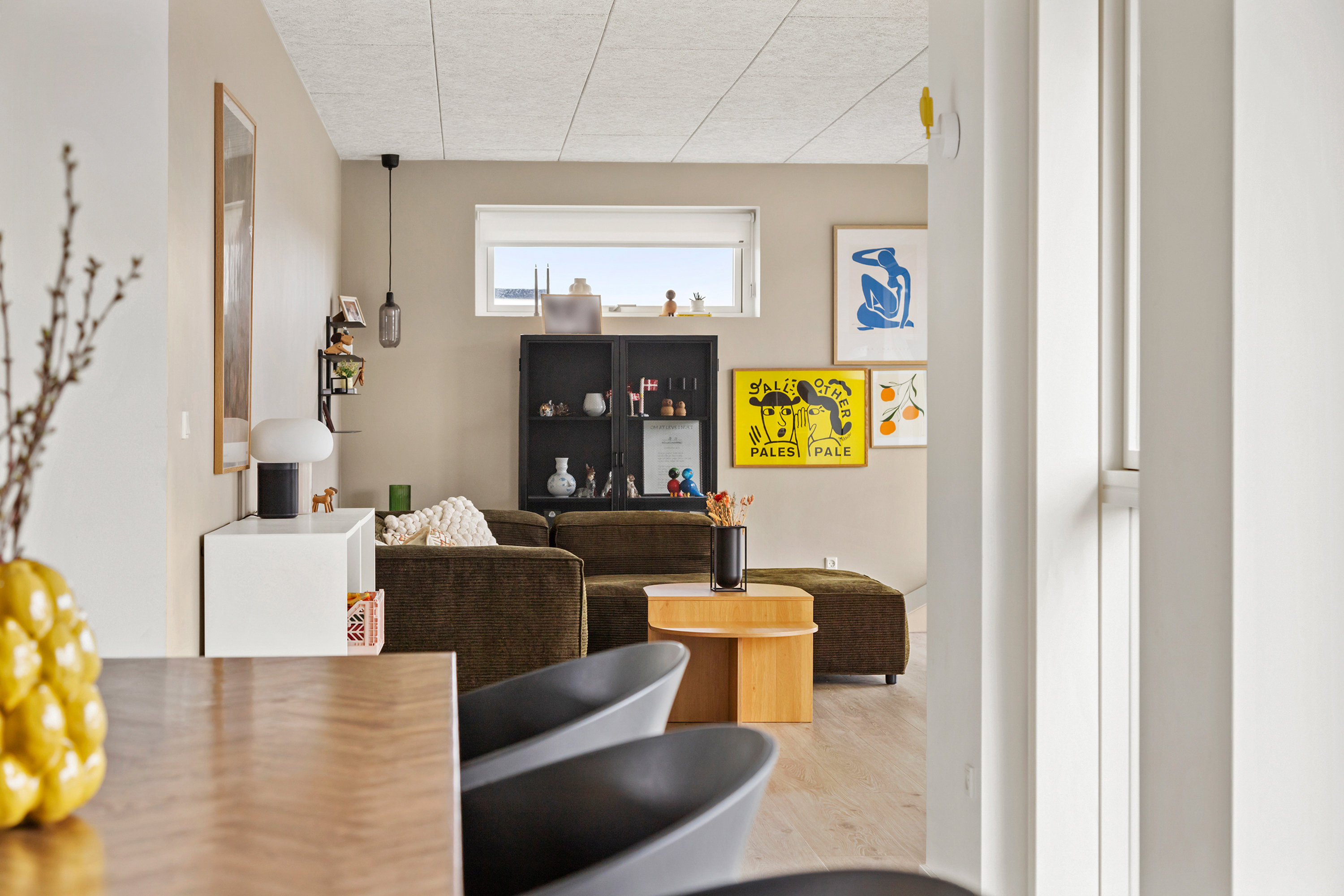 Fremhævet stue billede i fuldskærmstilstand. Billede af Horsbækken 27, 9440 Aabybro