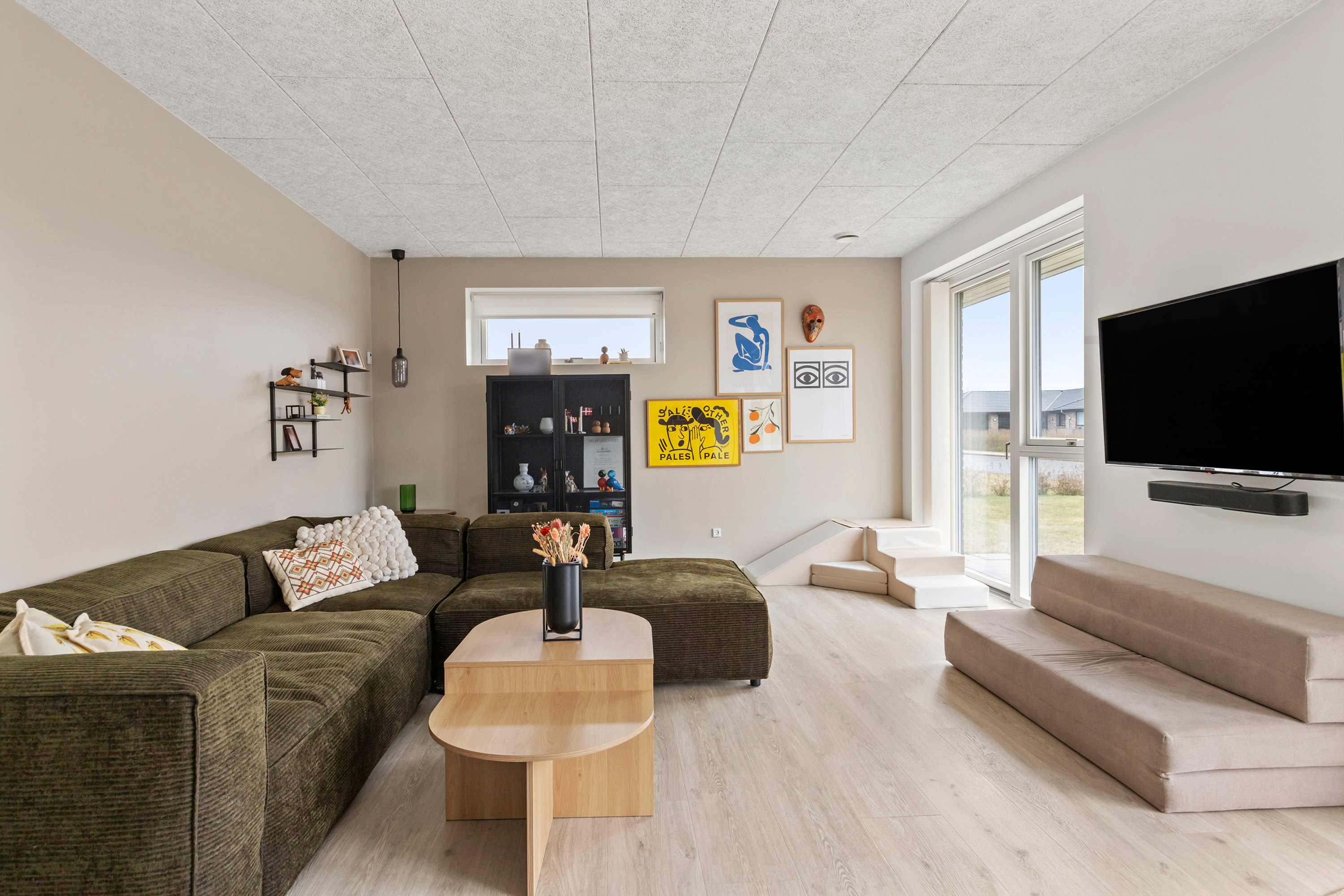 Fremhævet stue billede i fuldskærmstilstand. Billede af Horsbækken 27, 9440 Aabybro