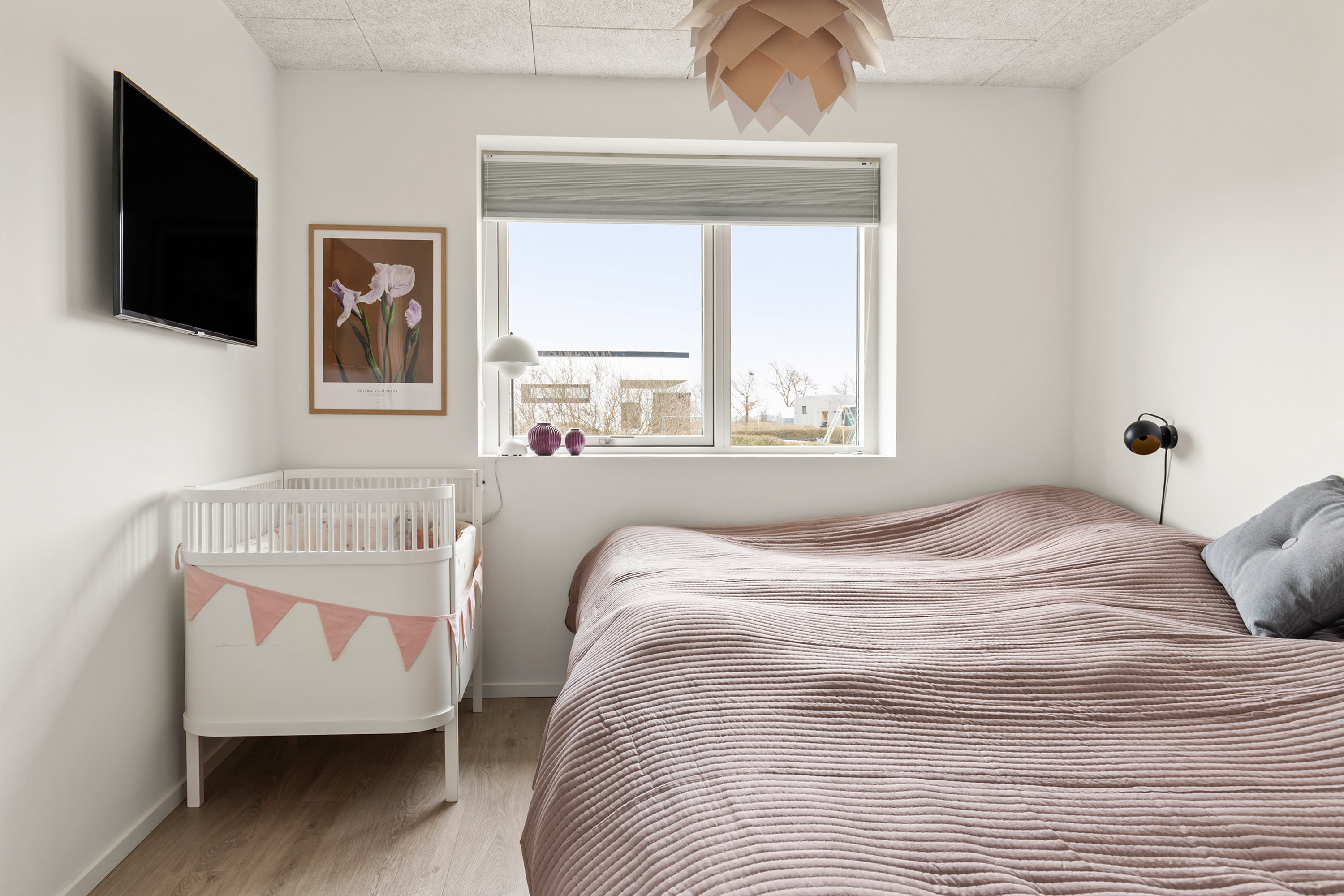 Fremhævet soveværelse billede i fuldskærmstilstand. Billede af Horsbækken 27, 9440 Aabybro