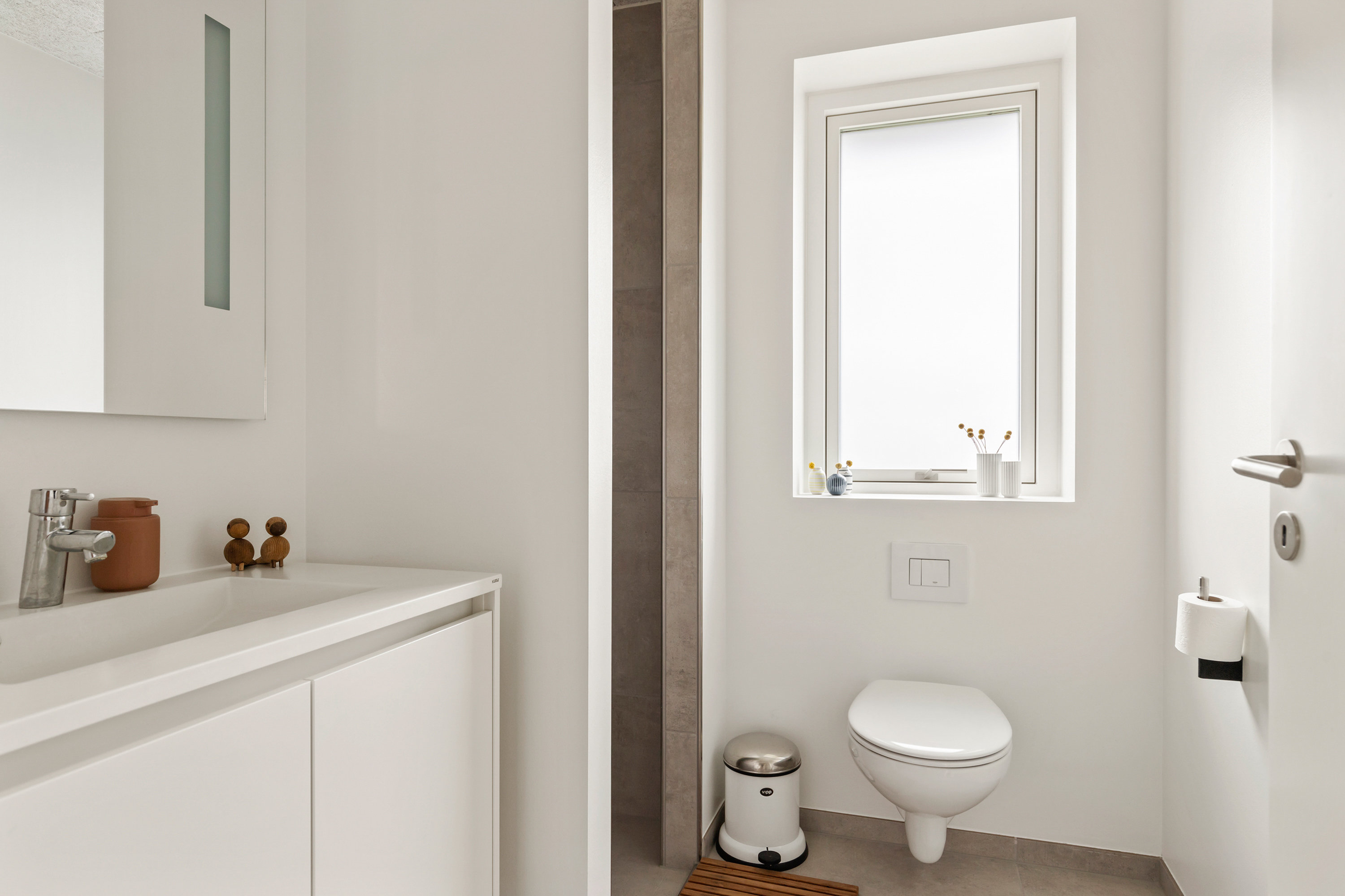 Fremhævet badeværelse billede i fuldskærmstilstand. Billede af Horsbækken 27, 9440 Aabybro