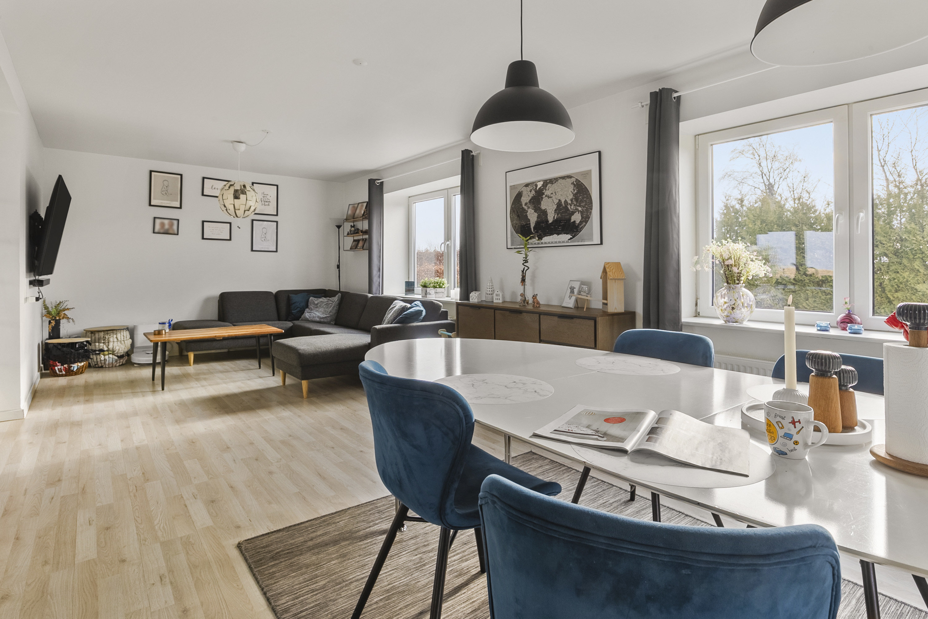 Fremhævet spisestue billede i fuldskærmstilstand. Billede af Varnæsvej 589, Ny Skovbøl, 6200 Aabenraa