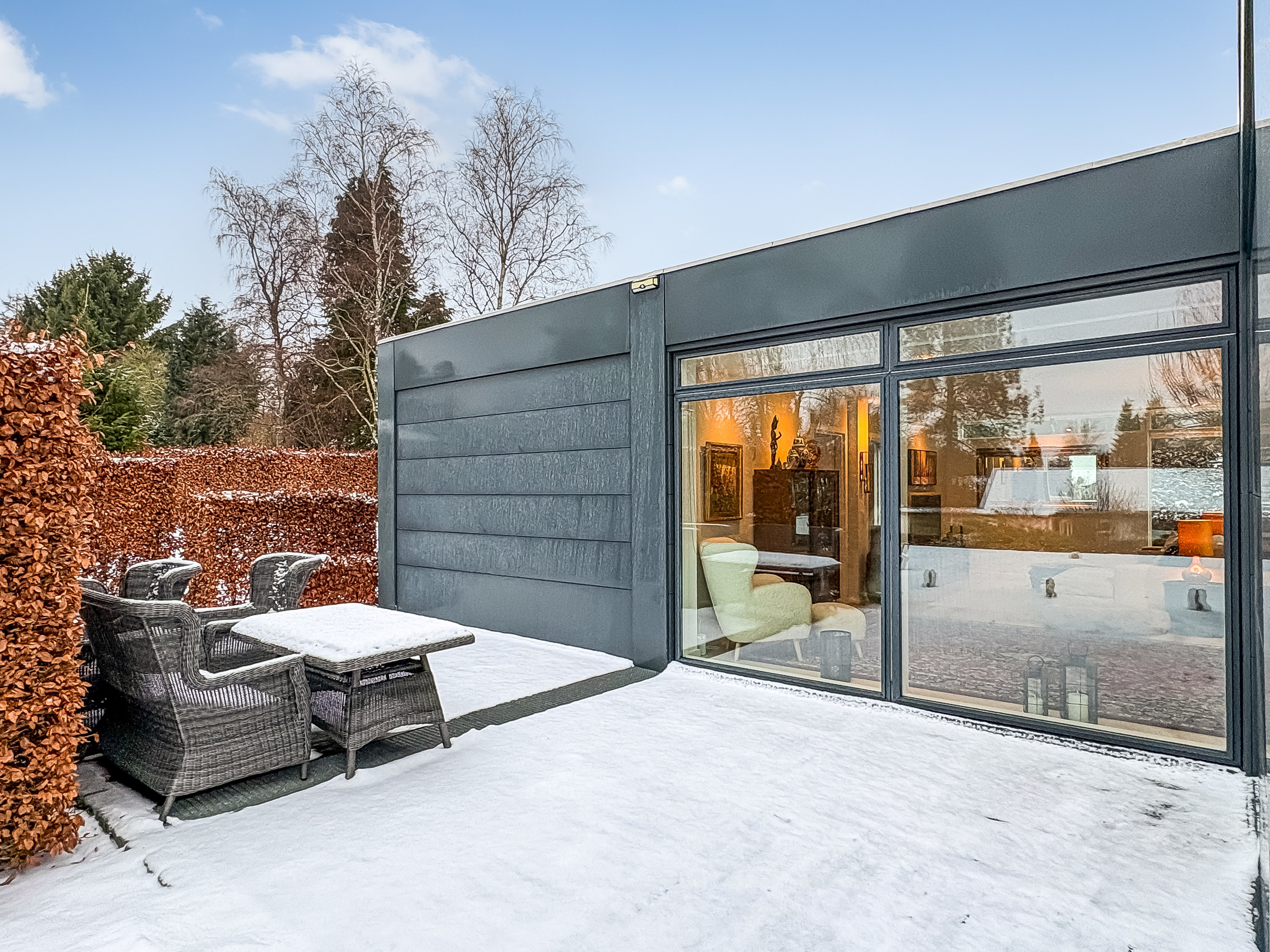 Fremhævet terrasse billede i fuldskærmstilstand. Billede af Granvej 67, Annisse, 3200 Helsinge