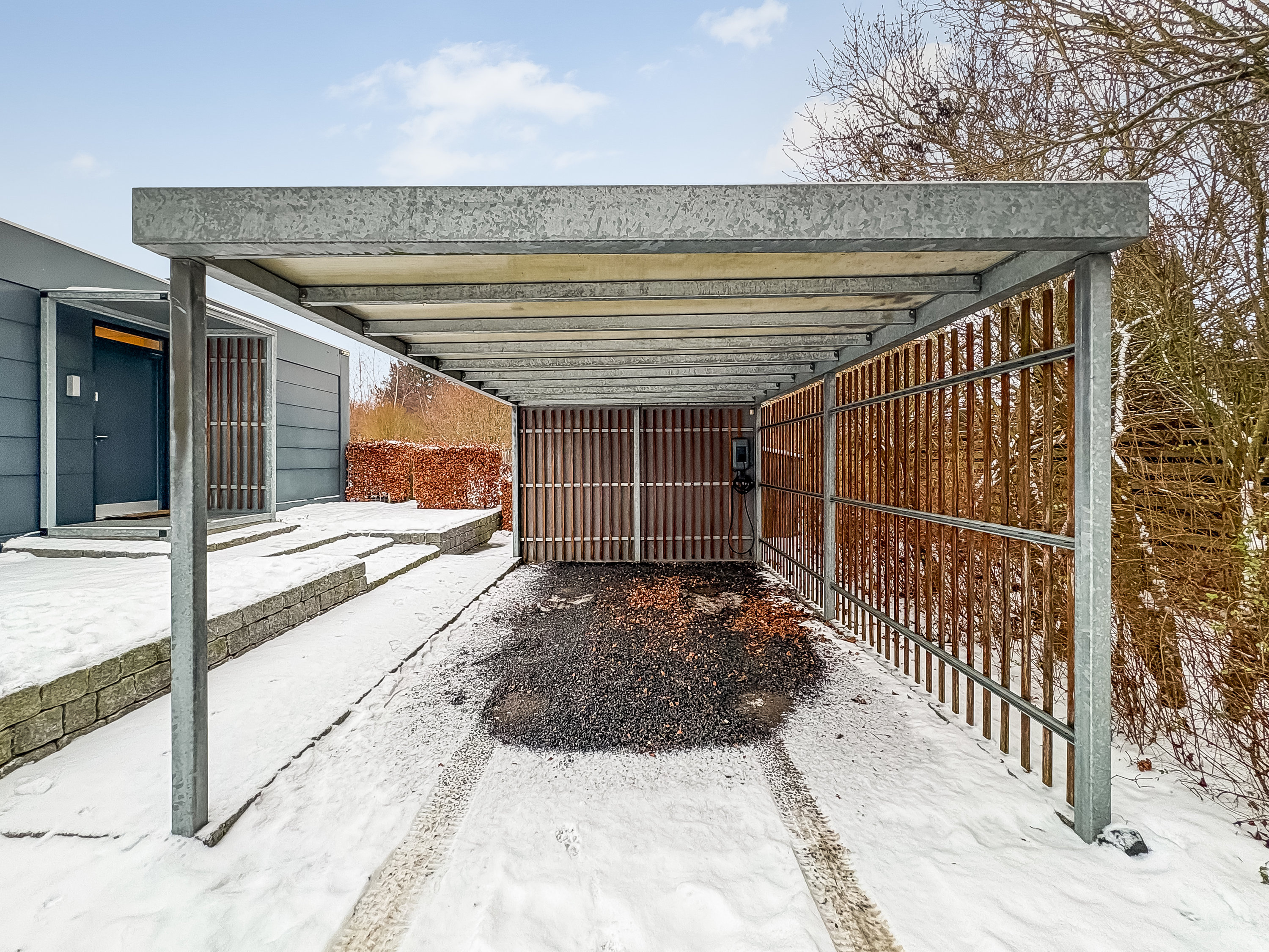 Fremhævet overdækket terrasse billede i fuldskærmstilstand. Billede af Granvej 67, Annisse, 3200 Helsinge