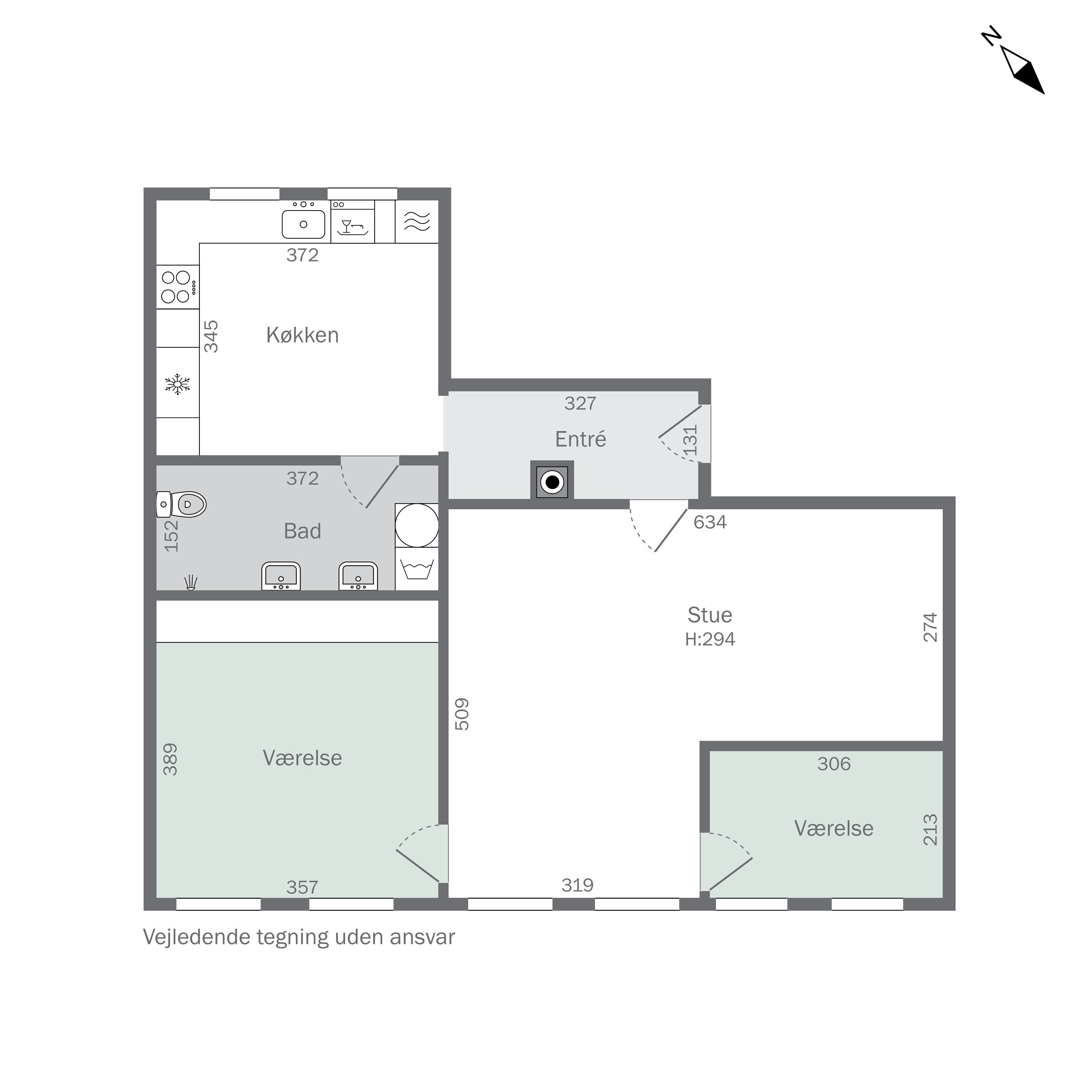 Fremhævet  billede i fuldskærmstilstand. Billede af Solens Plads 25B, 1. th., 4220 Korsør