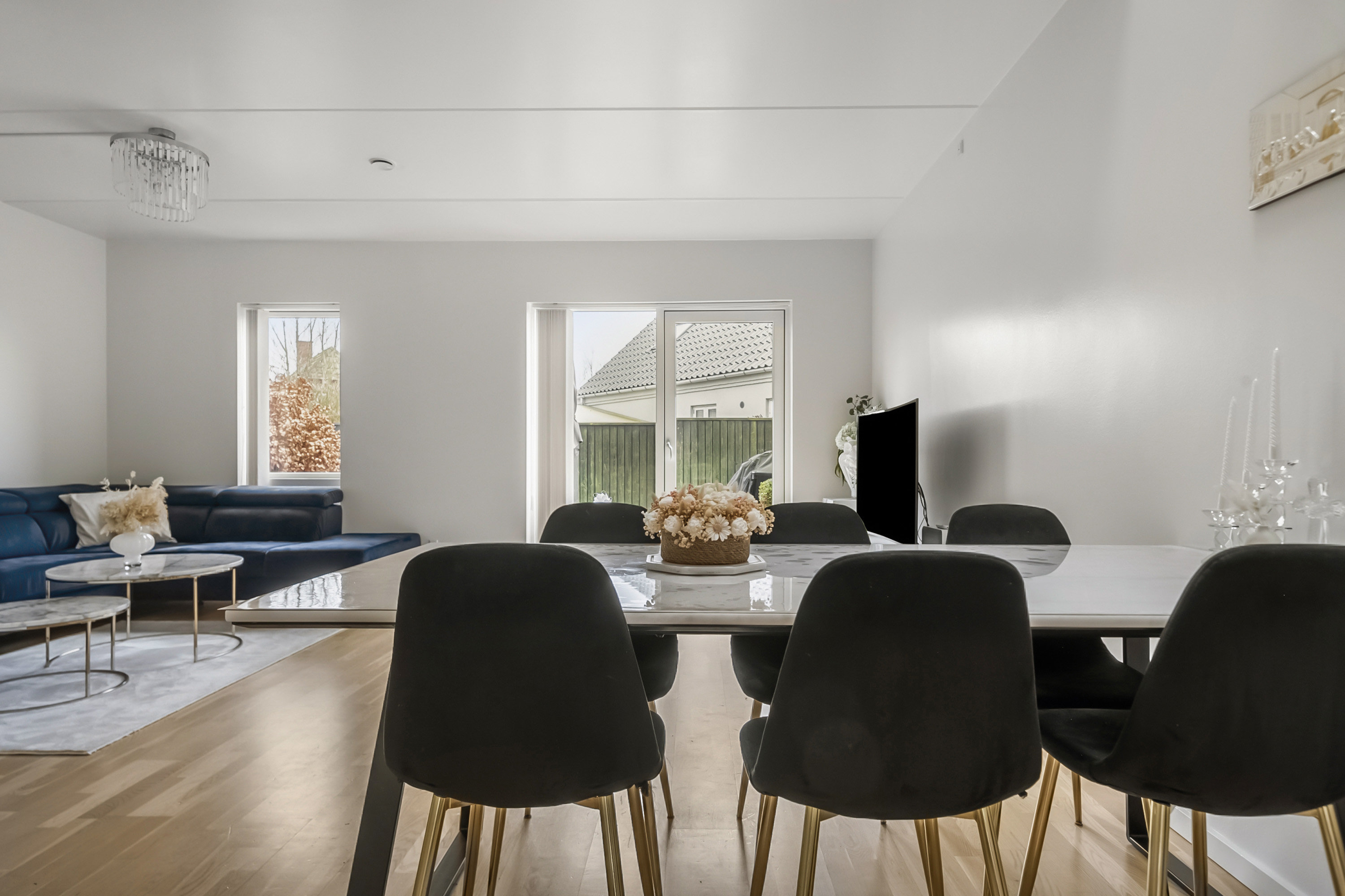 Fremhævet spisekøkken billede i fuldskærmstilstand. Billede af Elmetoften 1G, 8361 Hasselager