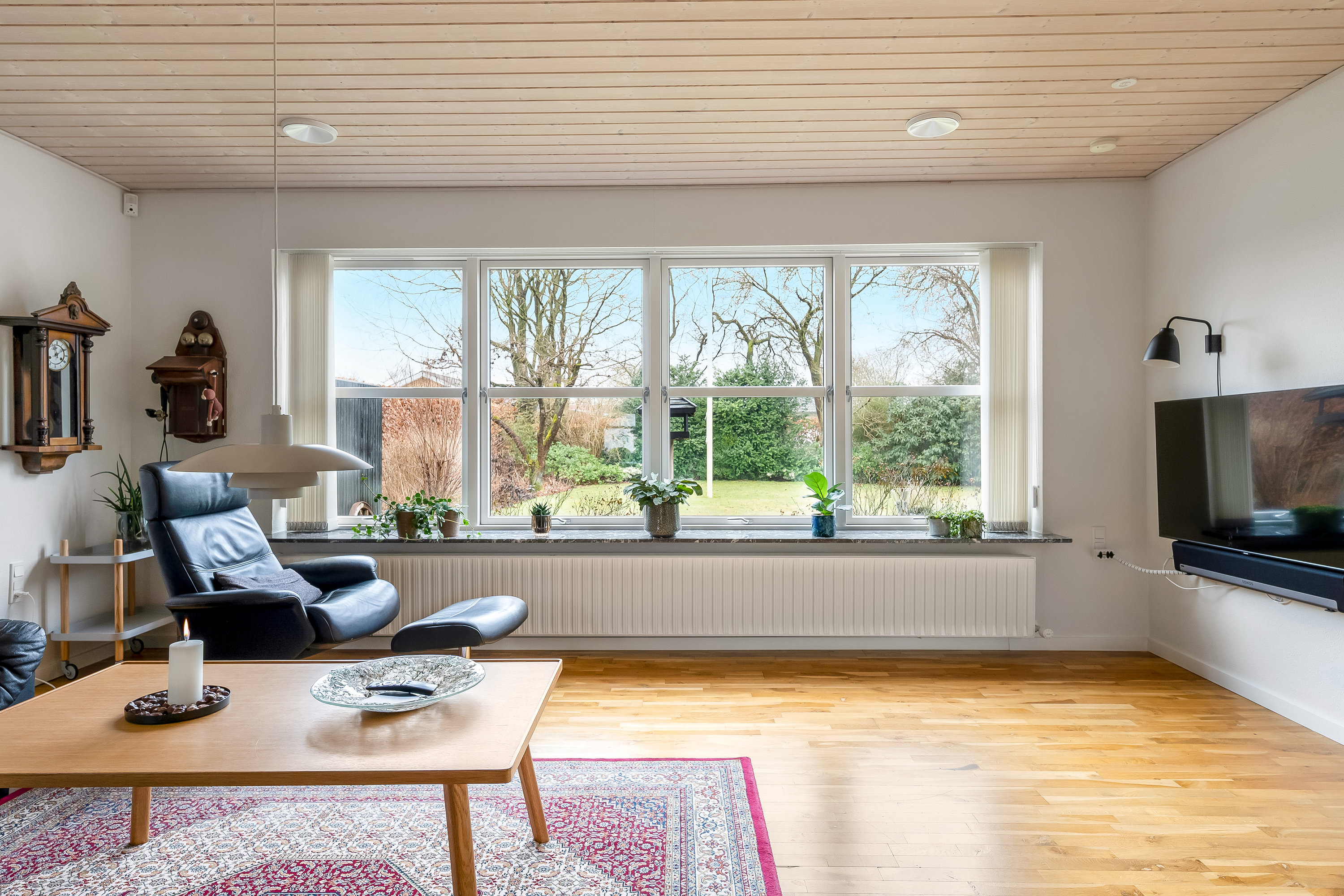 Fremhævet stue billede i fuldskærmstilstand. Billede af Grønnegade 6, 6933 Kibæk