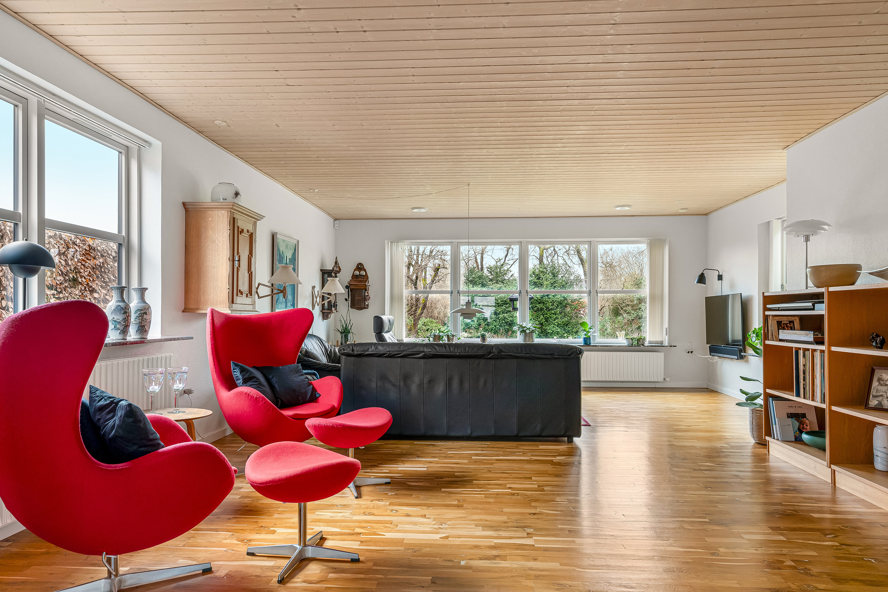 Fremhævet stue billede i fuldskærmstilstand. Billede af Grønnegade 6, 6933 Kibæk