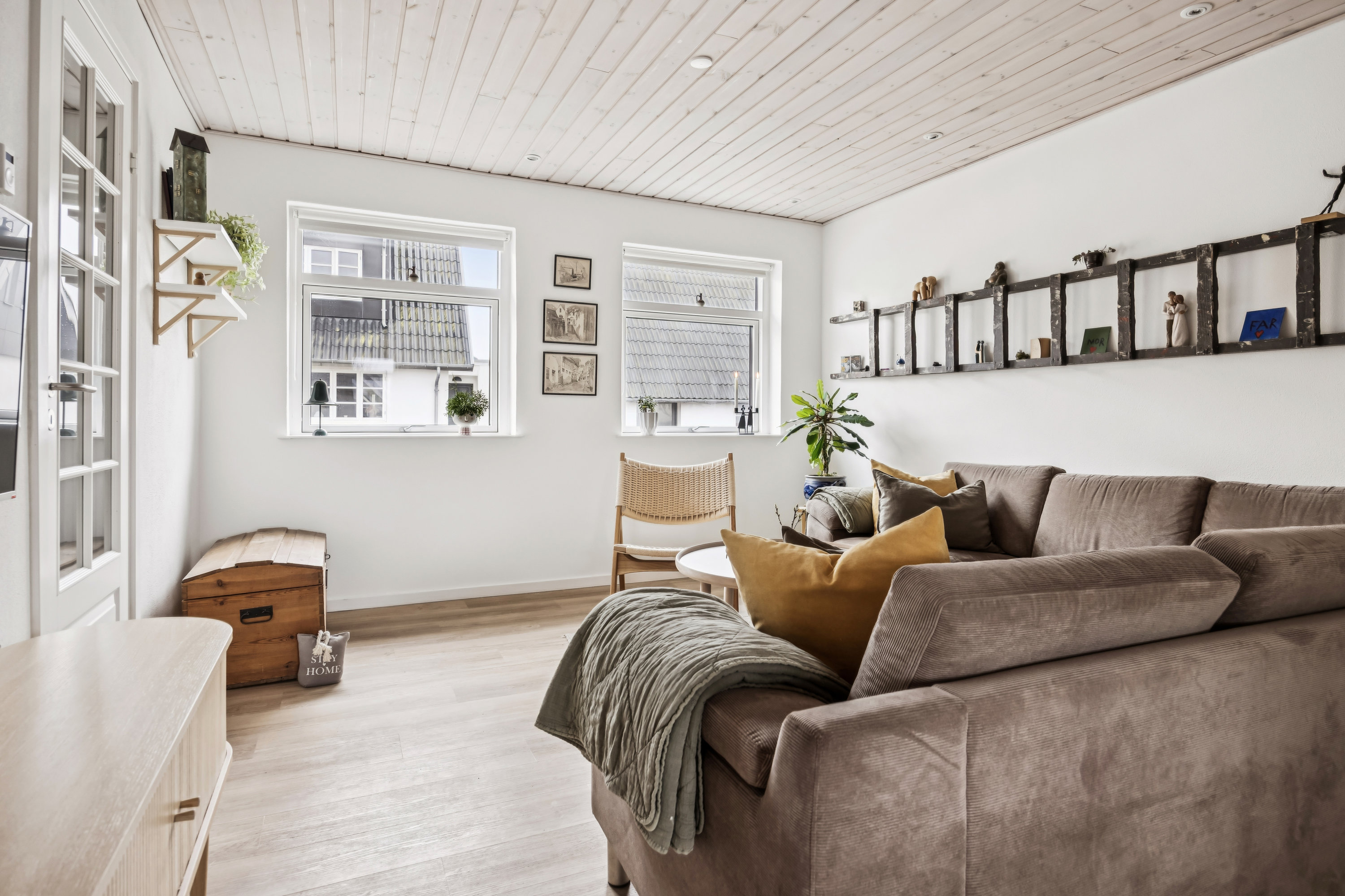 Fremhævet stue billede i fuldskærmstilstand. Billede af Højvangsvej 62, 9400 Nørresundby