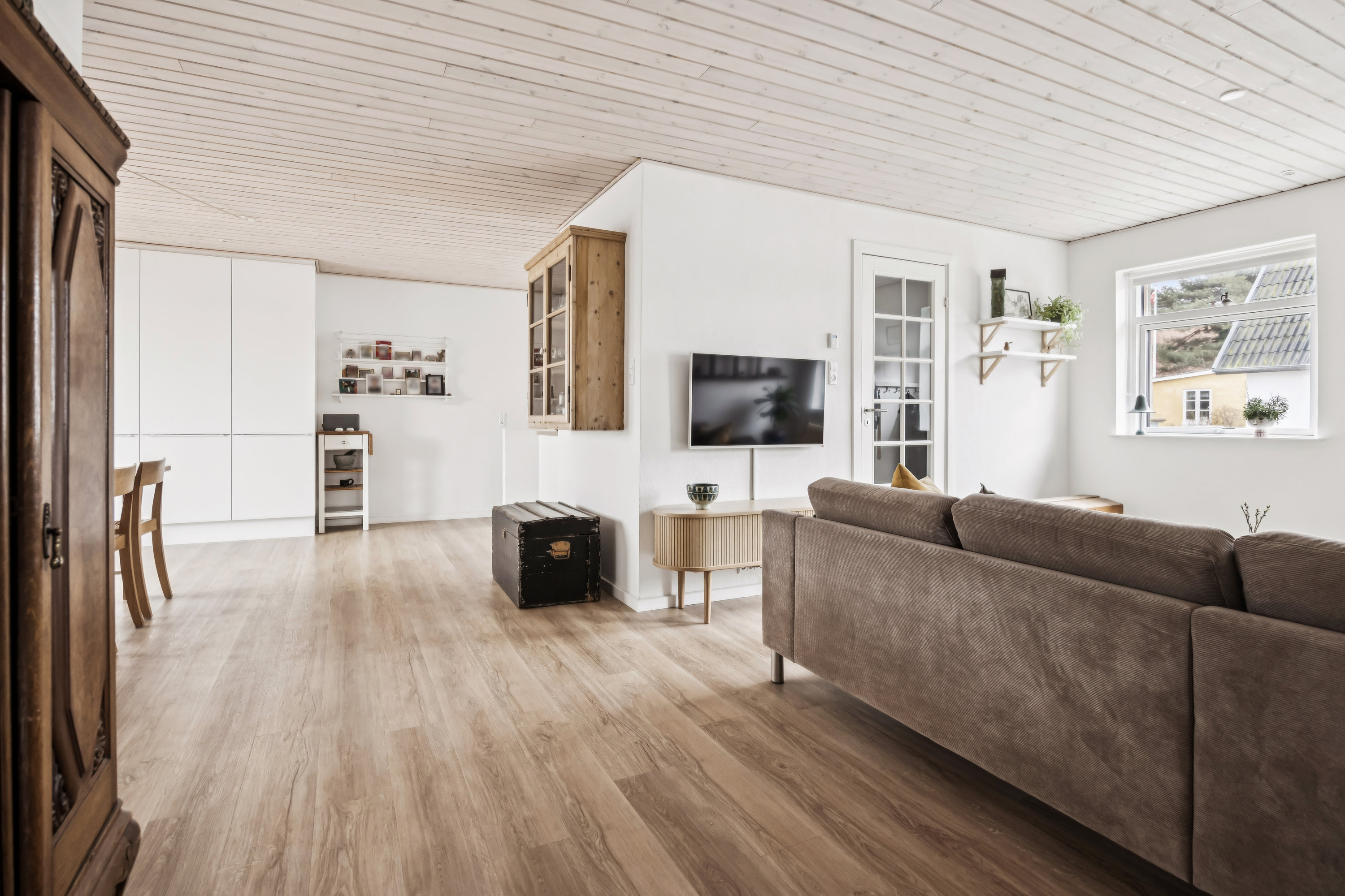 Fremhævet stue billede i fuldskærmstilstand. Billede af Højvangsvej 62, 9400 Nørresundby