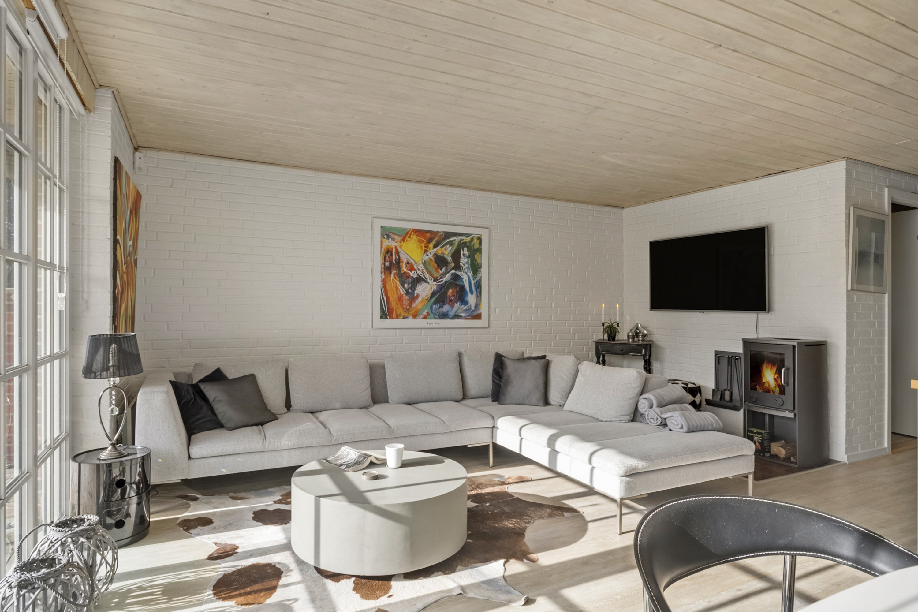 Fremhævet stue billede i fuldskærmstilstand. Billede af Tyttebærvej 29, Vedersø, 6990 Ulfborg