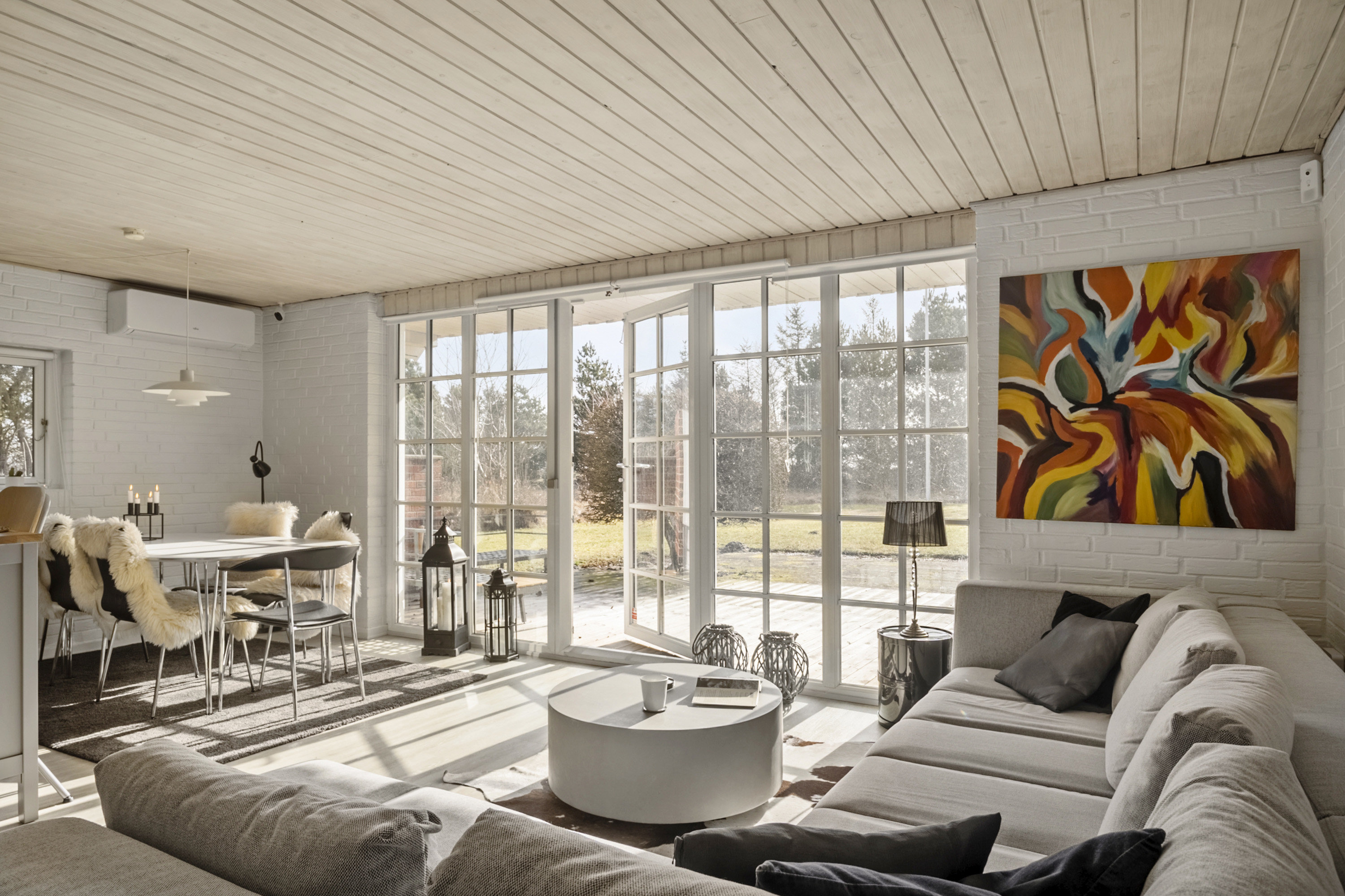 Fremhævet stue billede i fuldskærmstilstand. Billede af Tyttebærvej 29, Vedersø, 6990 Ulfborg