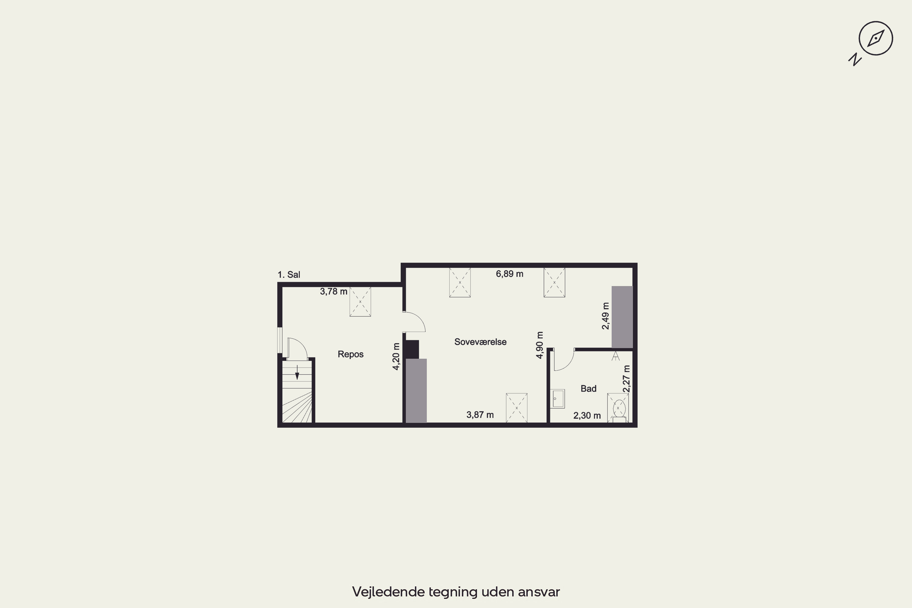 Plantegninger billede af Skjernvej 121, Skarrild, 6933 Kibæk