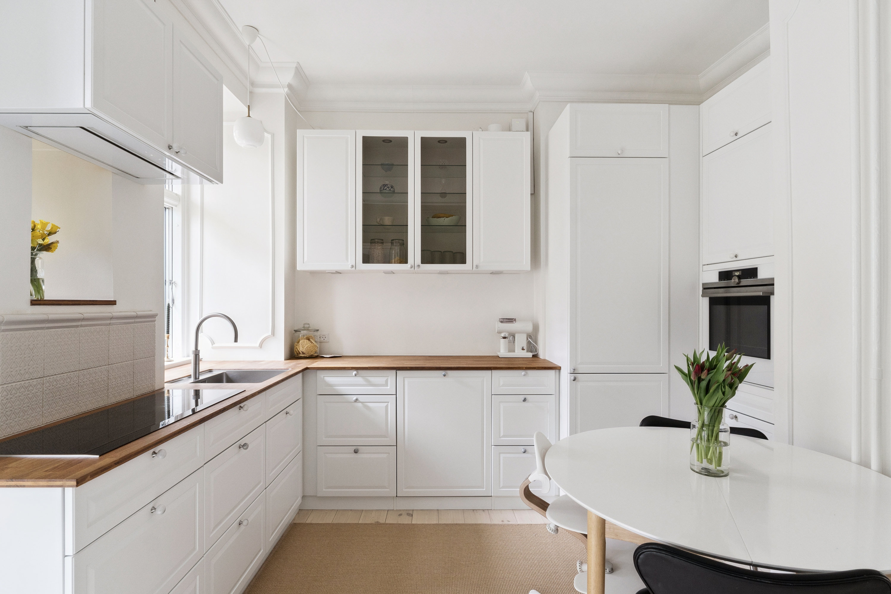 Fremhævet køkken billede i fuldskærmstilstand. Billede af Rosenvængets Allé 17A, st.., 2100 København Ø