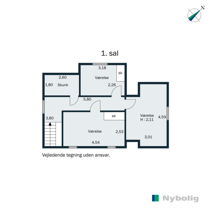 Plantegninger billede af Østergade 20, 8300 Odder