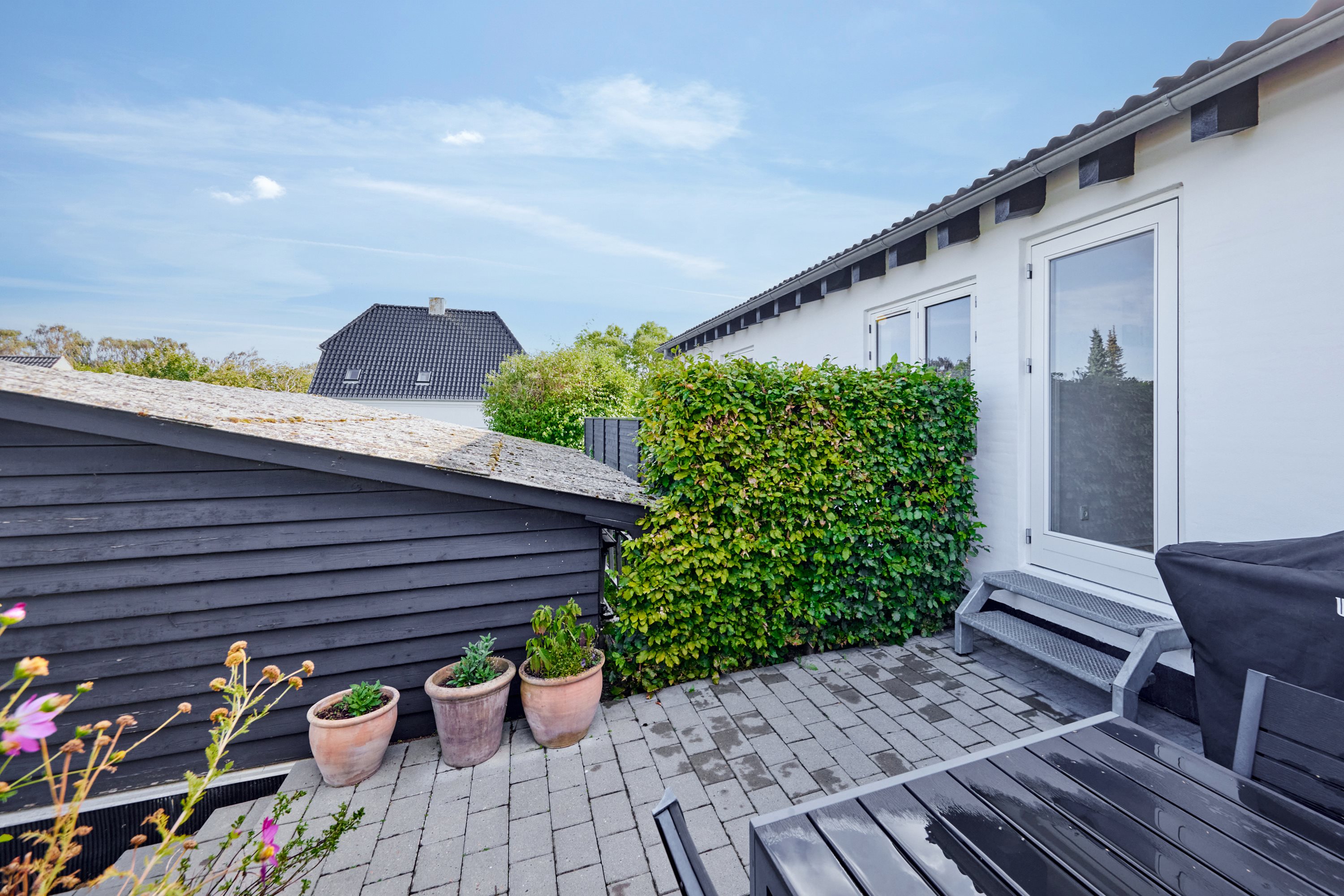 Fremhævet terrasse billede i fuldskærmstilstand. Billede af Kirketoften 6D, 8260 Viby J