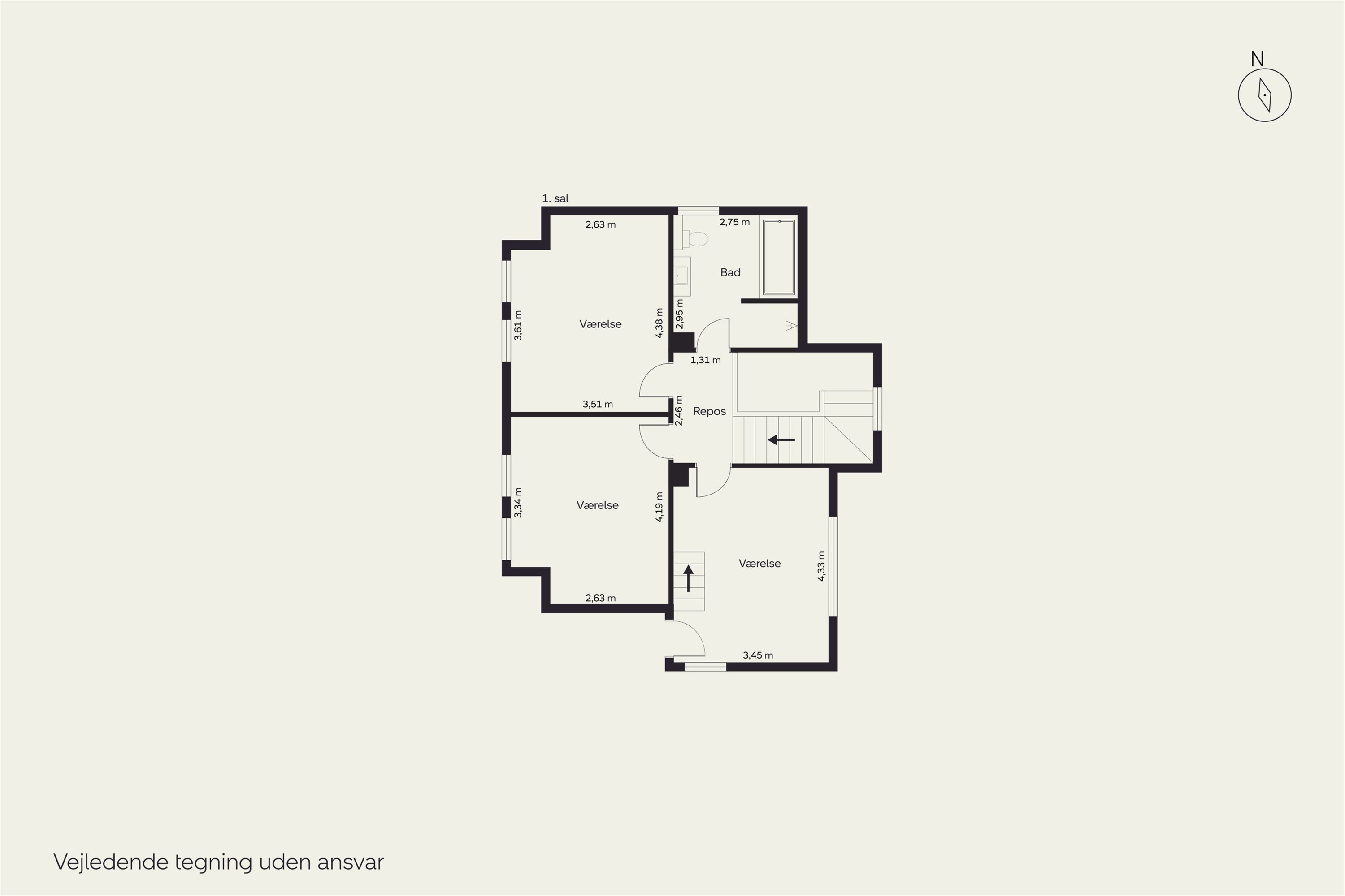 Plantegninger billede af Ingeborgvej 33, 2900 Hellerup