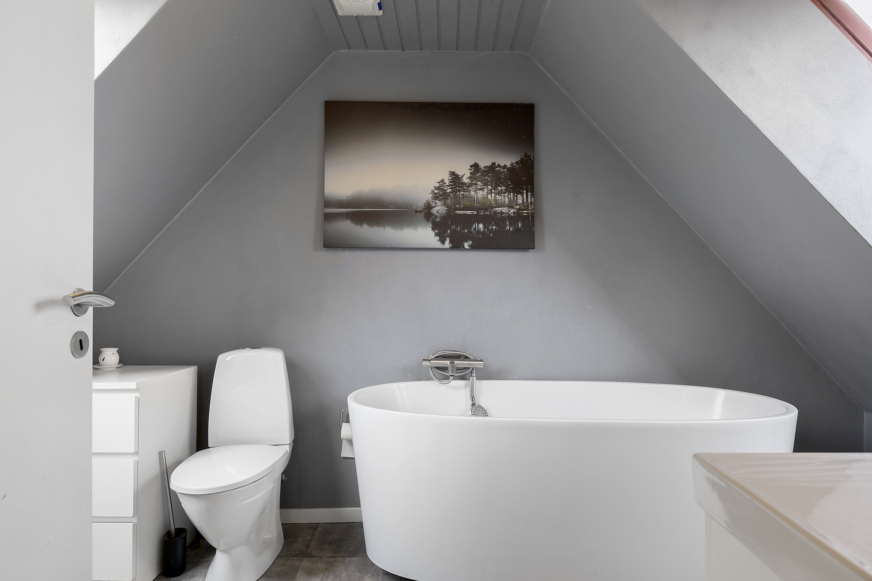 Fremhævet badeværelse billede i fuldskærmstilstand. Billede af Baggade 15, 4220 Korsør