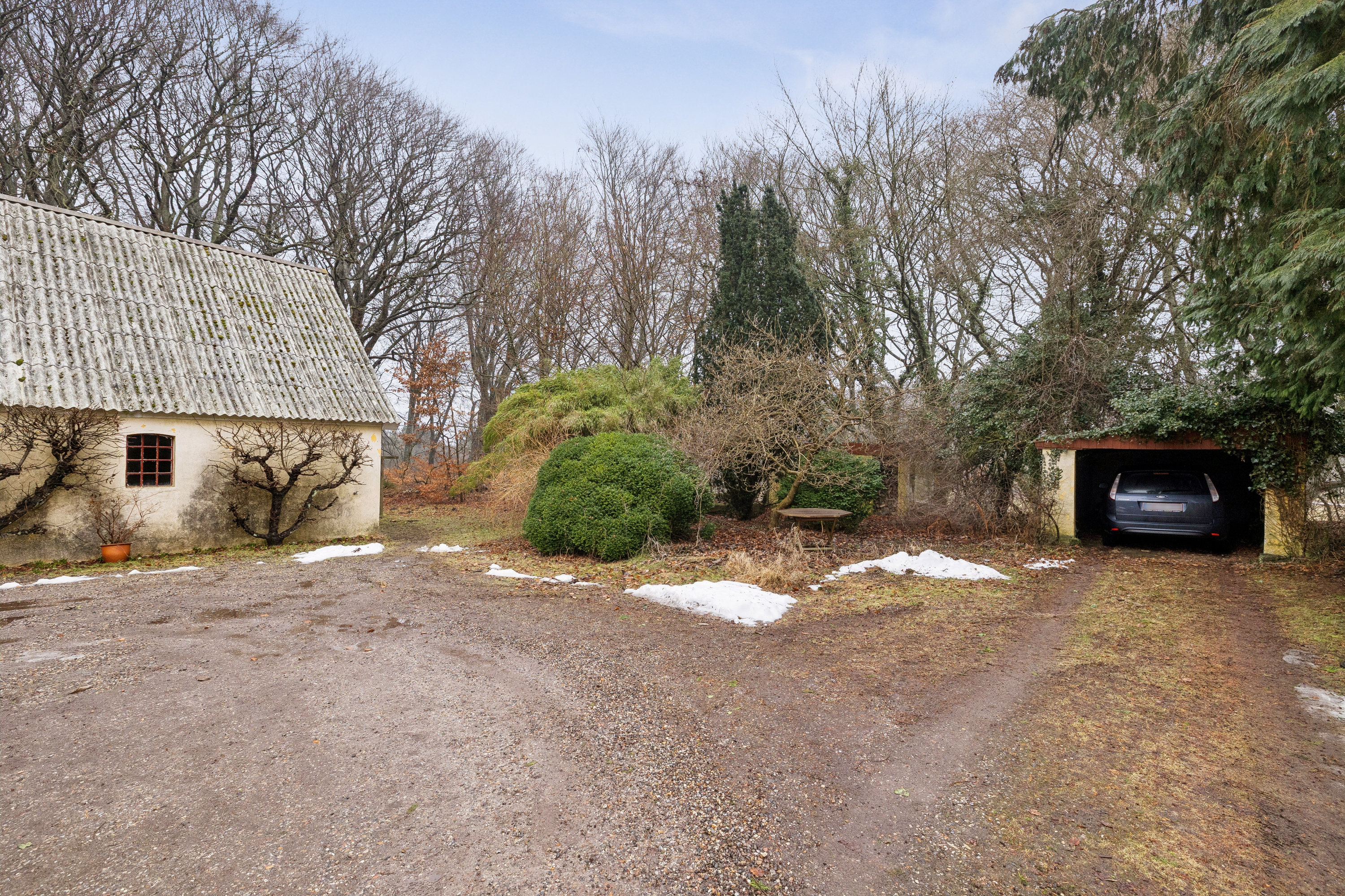 Fremhævet gårdsplads billede i fuldskærmstilstand. Billede af Cecilieborgvej 4, Katbjerg, 9550 Mariager