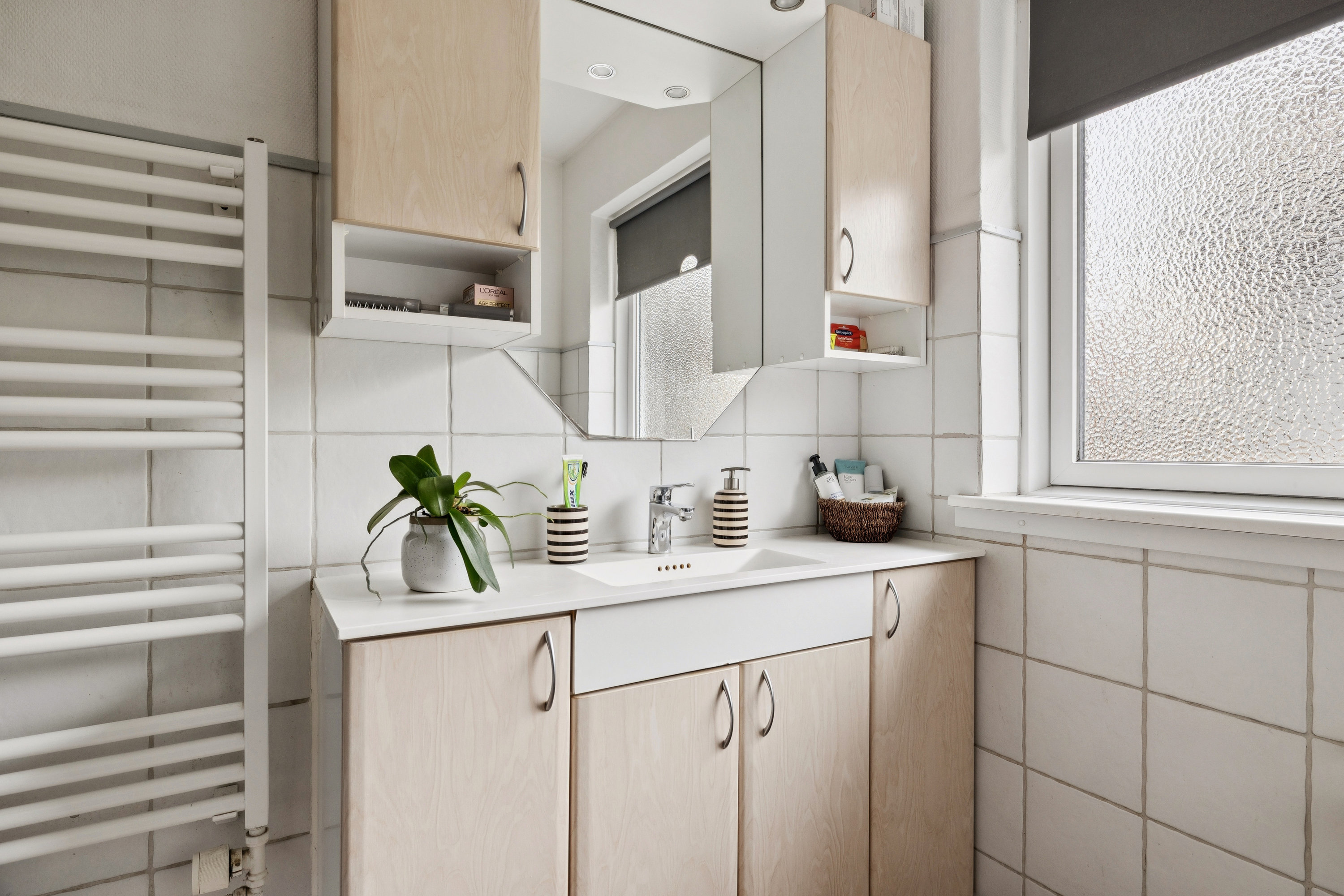 Fremhævet badeværelse billede i fuldskærmstilstand. Billede af Hovangsvej 16, 9500 Hobro