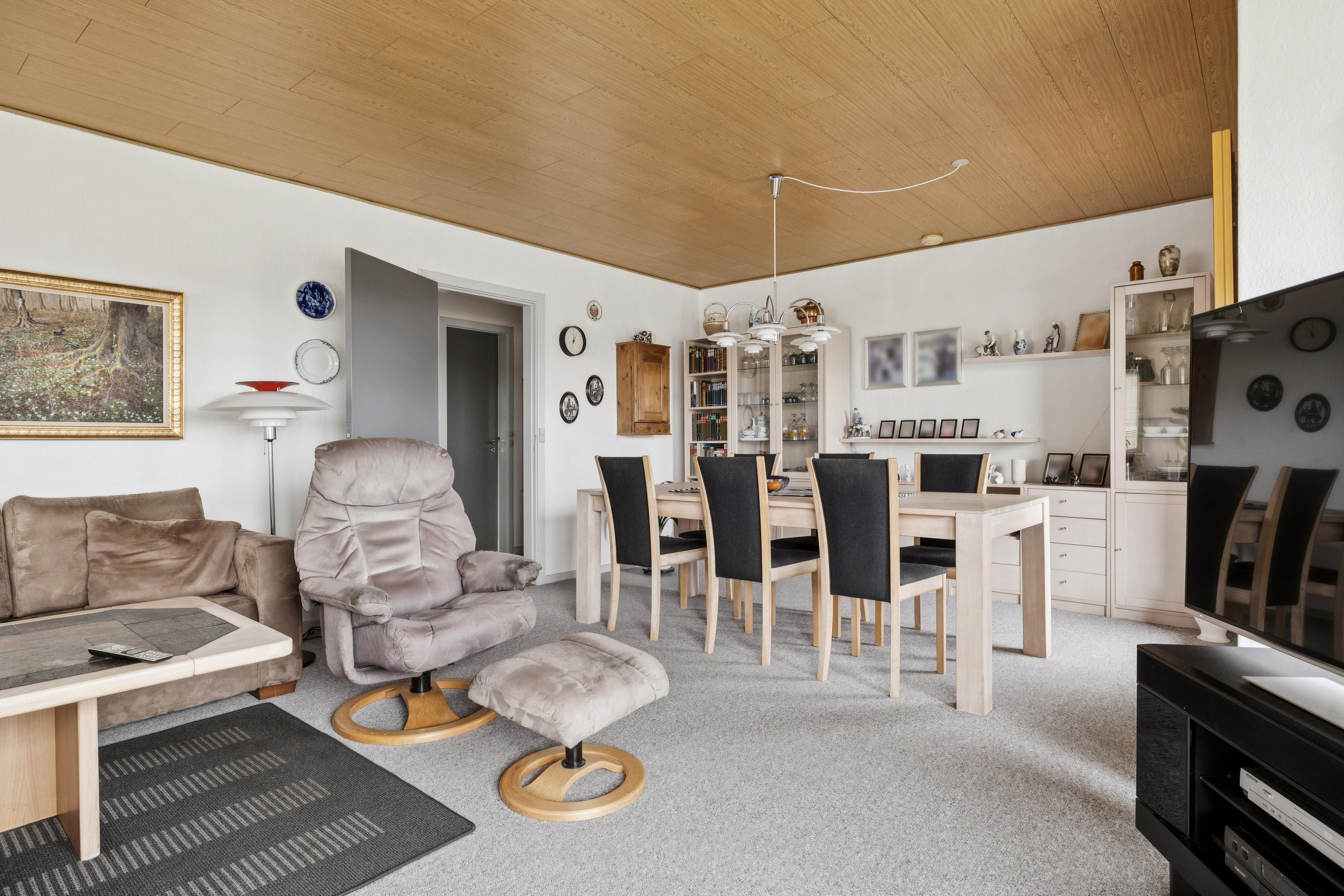 Fremhævet stue billede i fuldskærmstilstand. Billede af Hovangsvej 16, 9500 Hobro