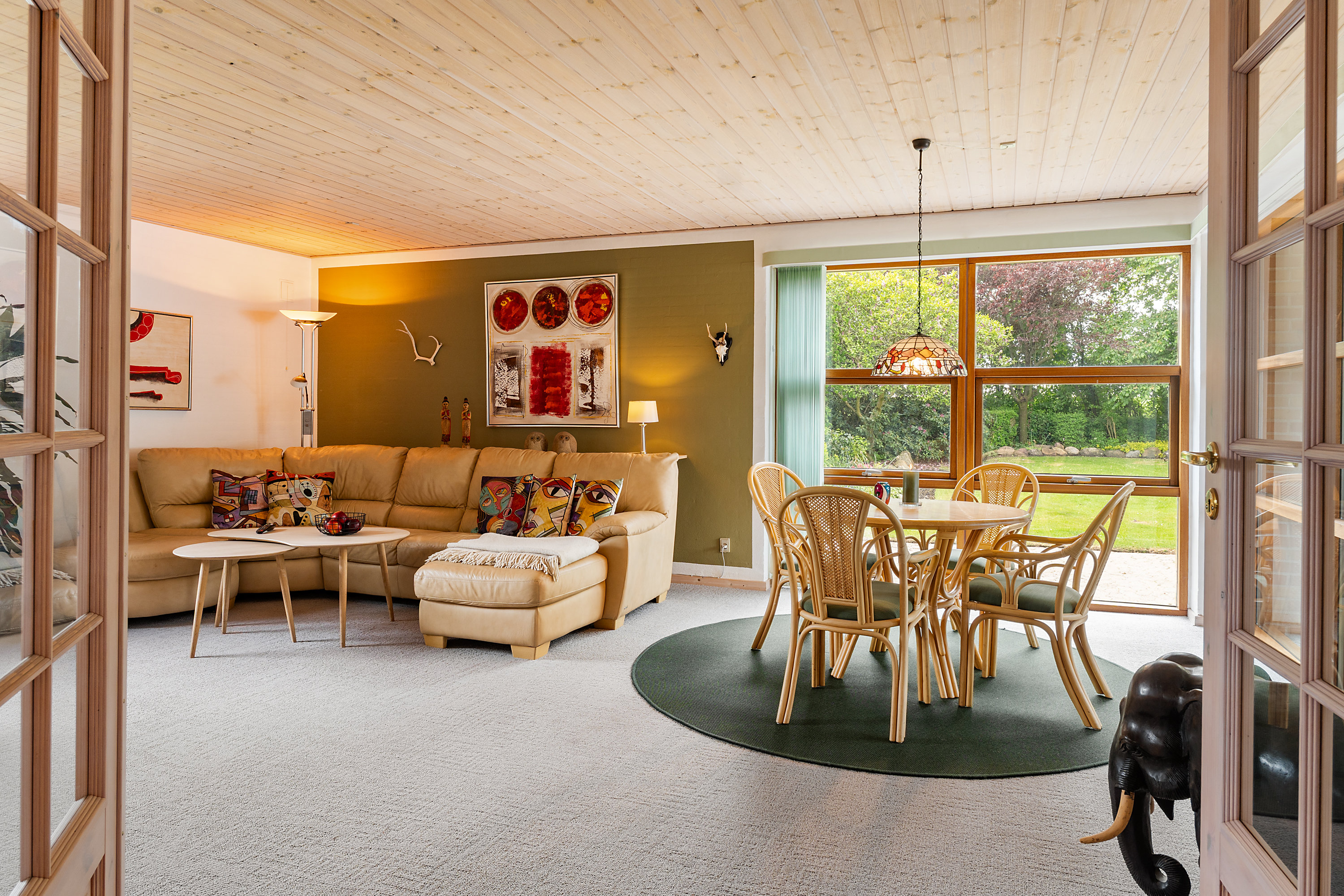 Fremhævet stue billede i fuldskærmstilstand. Billede af Skærbækvej 4, Vium Øst, 6920 Videbæk