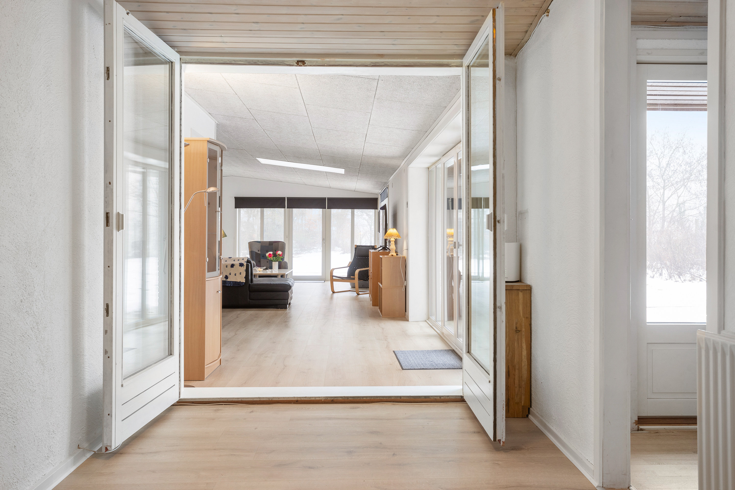 Fremhævet stue billede i fuldskærmstilstand. Billede af Slåenvej 10, Sulbæk, 9900 Frederikshavn