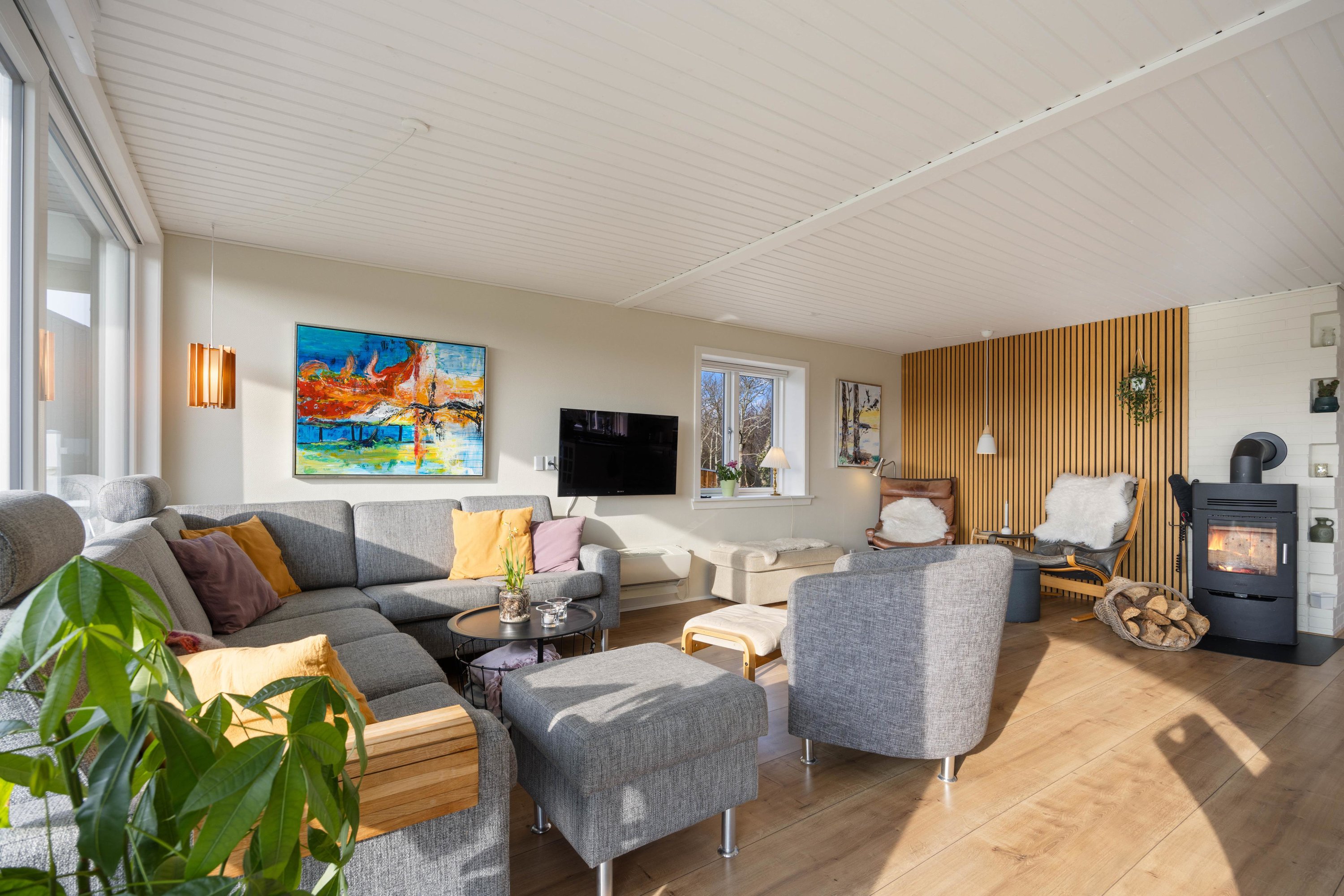 Fremhævet  billede i fuldskærmstilstand. Billede af Rørsangervej 22, Lodbj Hede, 6950 Ringkøbing