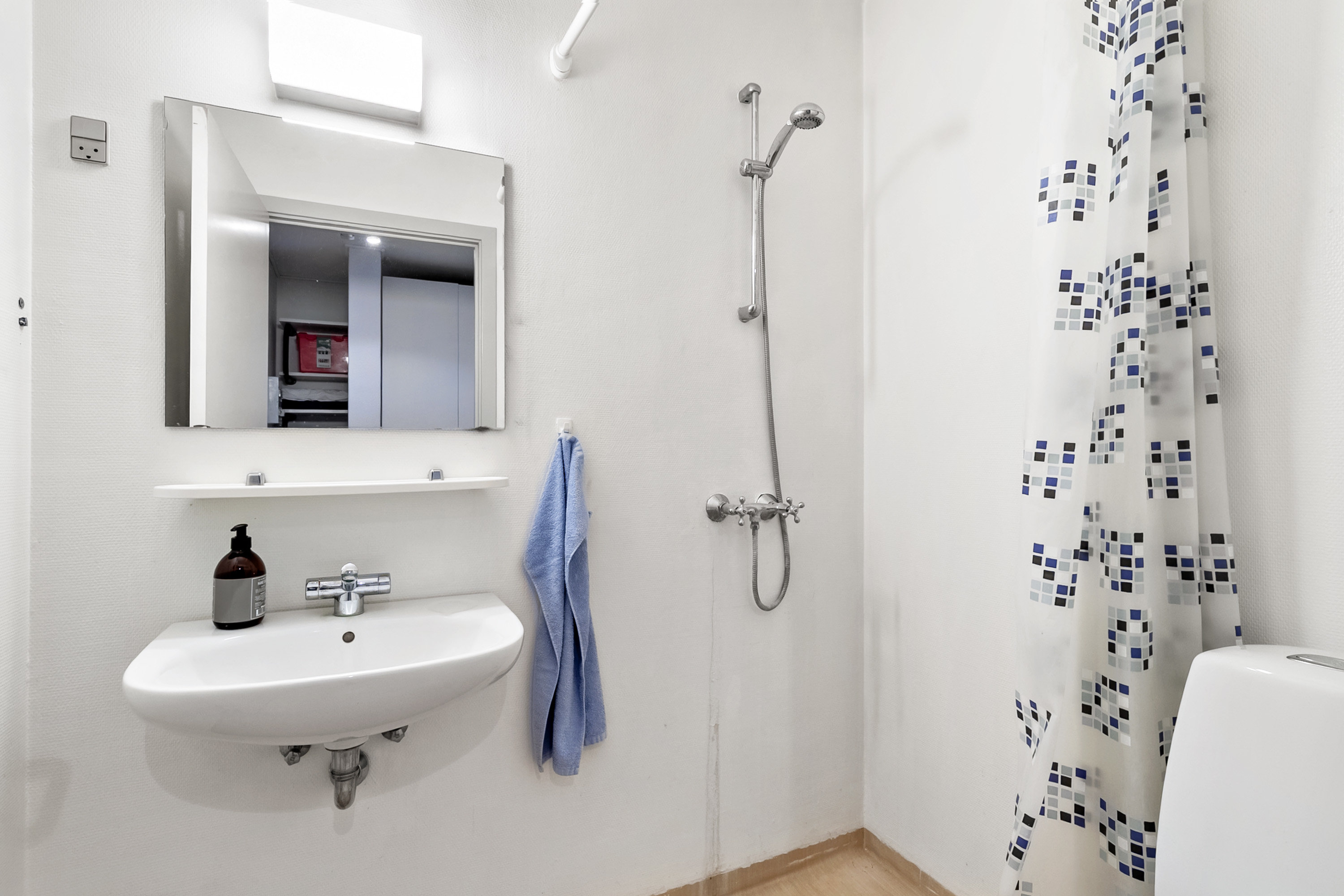 Fremhævet badeværelse billede i fuldskærmstilstand. Billede af Hørretvej 25A, st.. 3., 8320 Mårslet