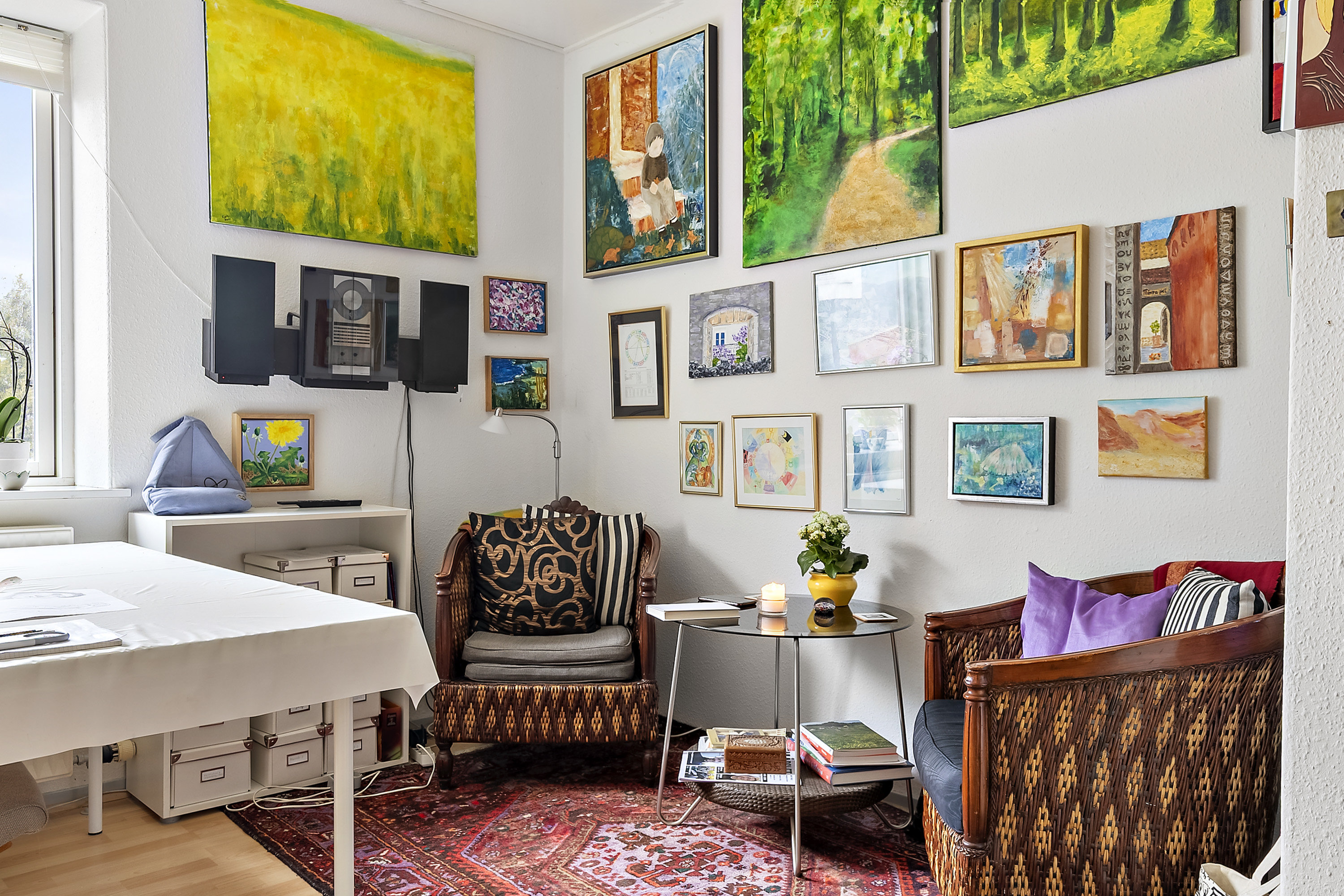 Fremhævet stue billede i fuldskærmstilstand. Billede af Hørretvej 25A, st.. 3., 8320 Mårslet