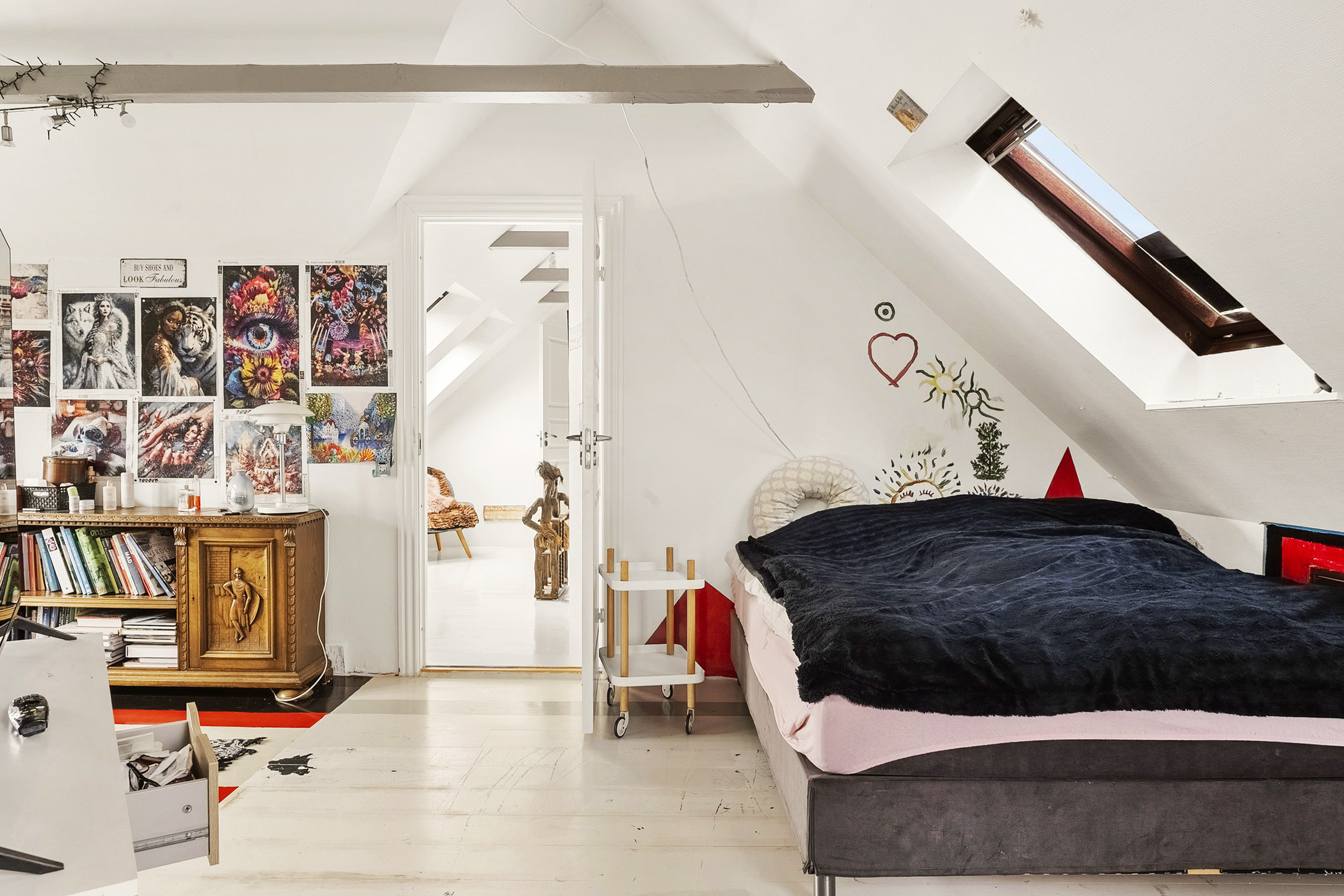 Fremhævet soveværelse billede i fuldskærmstilstand. Billede af Nordmarksvej 7, Glud, 7130 Juelsminde