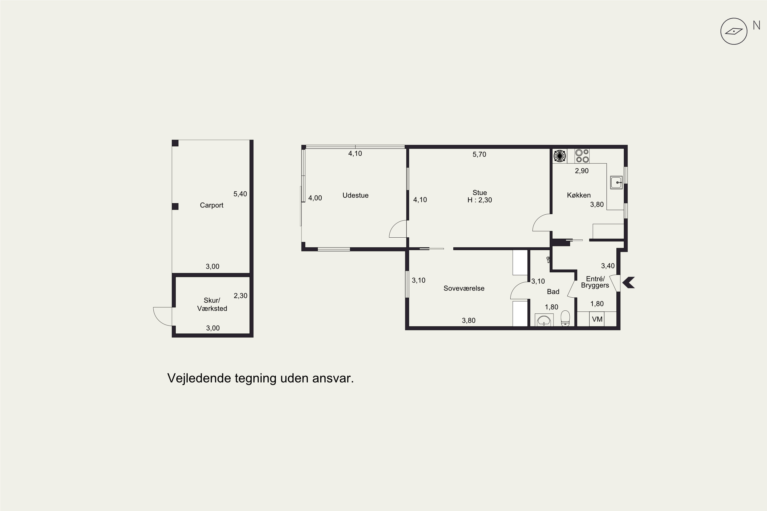 Plantegninger billede af Sdr Tingvej 2K, 6630 Rødding