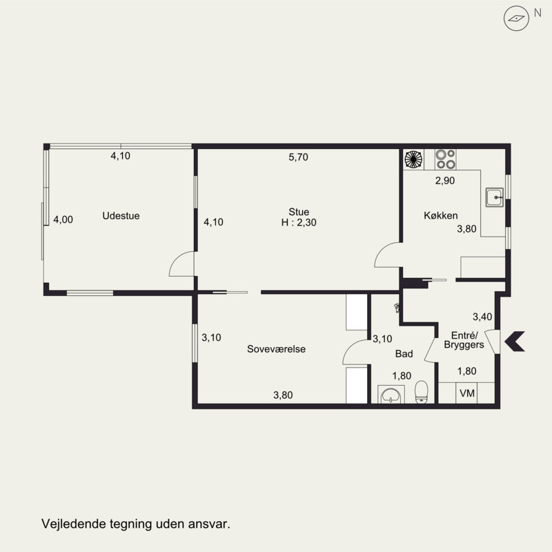 Plantegninger billede af Sdr Tingvej 2K, 6630 Rødding