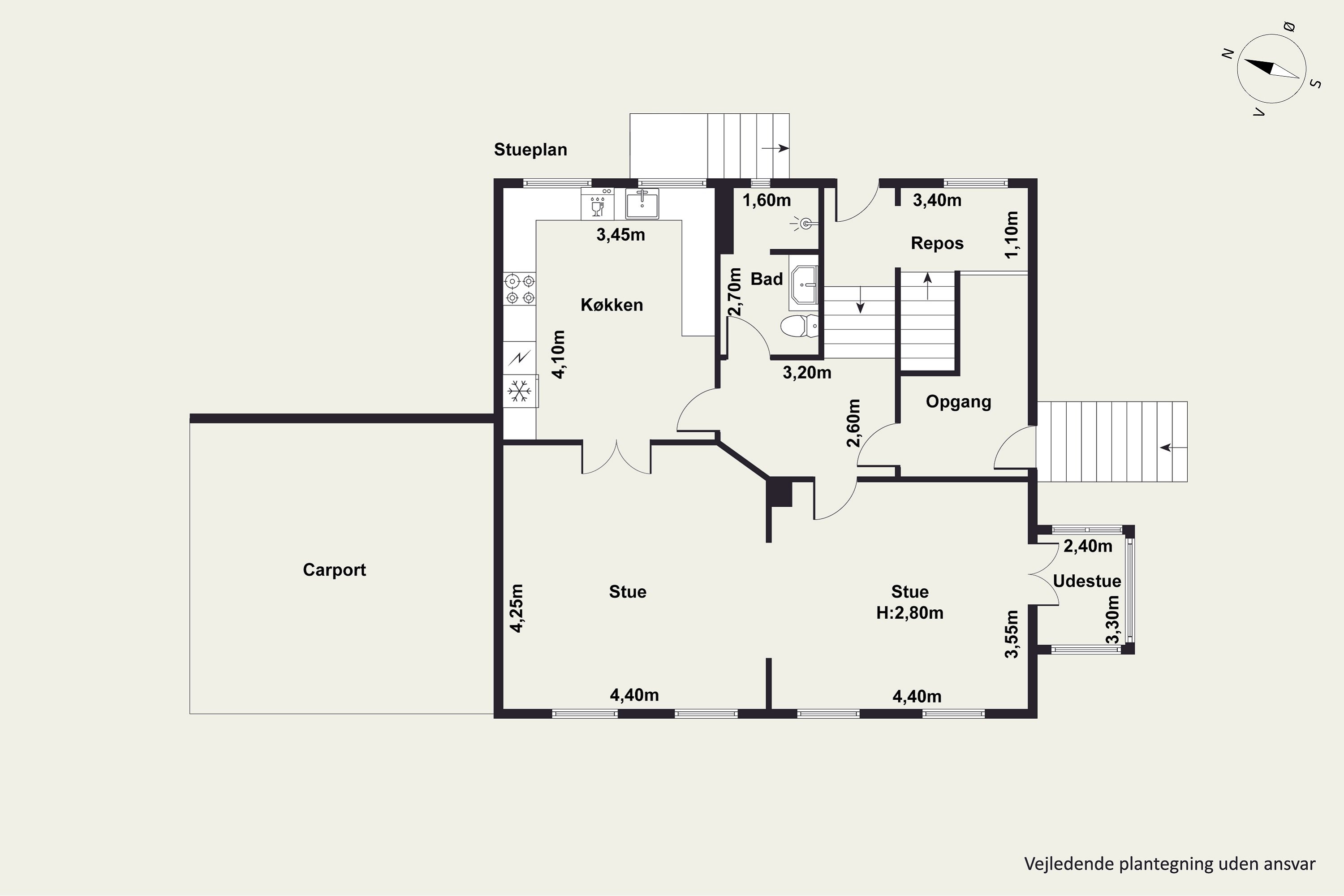 Plantegninger billede af Strøybergsvej 4, st.., 9000 Aalborg