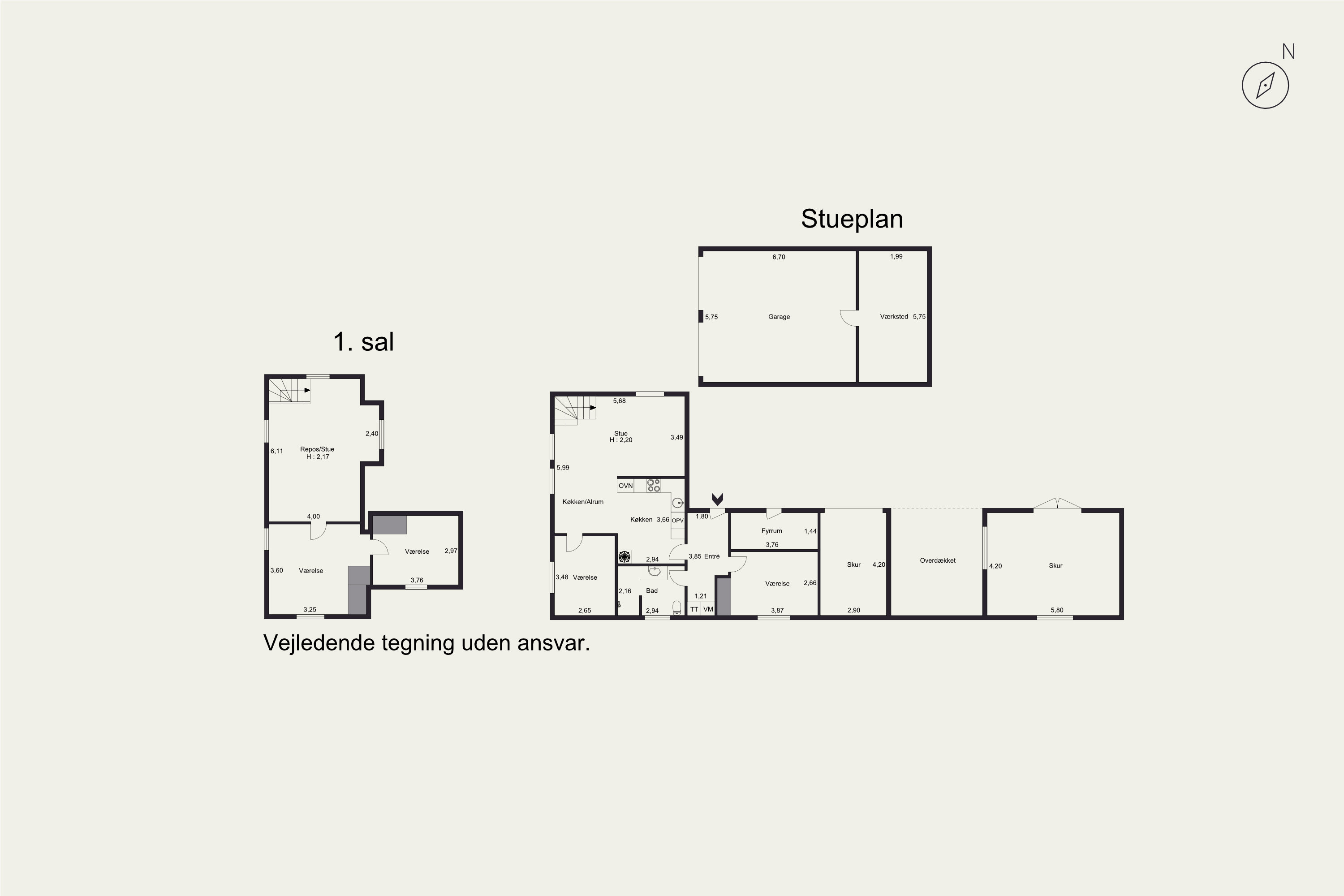 Plantegninger billede af Bonnesigvej 23, Resen, 7600 Struer