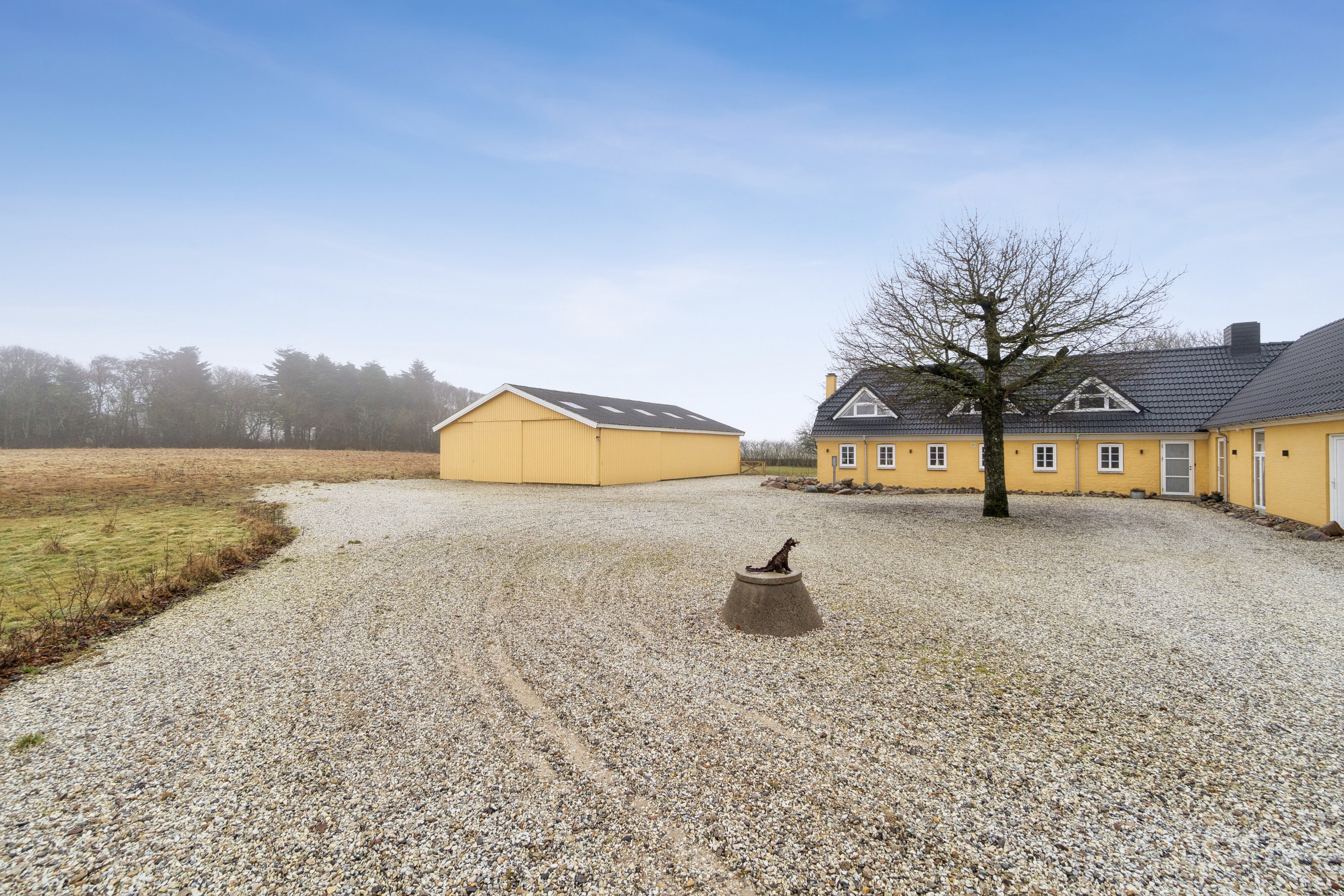 Fremhævet set fra haven billede i fuldskærmstilstand. Billede af Præstevej 2, Boddum, 7760 Hurup Thy