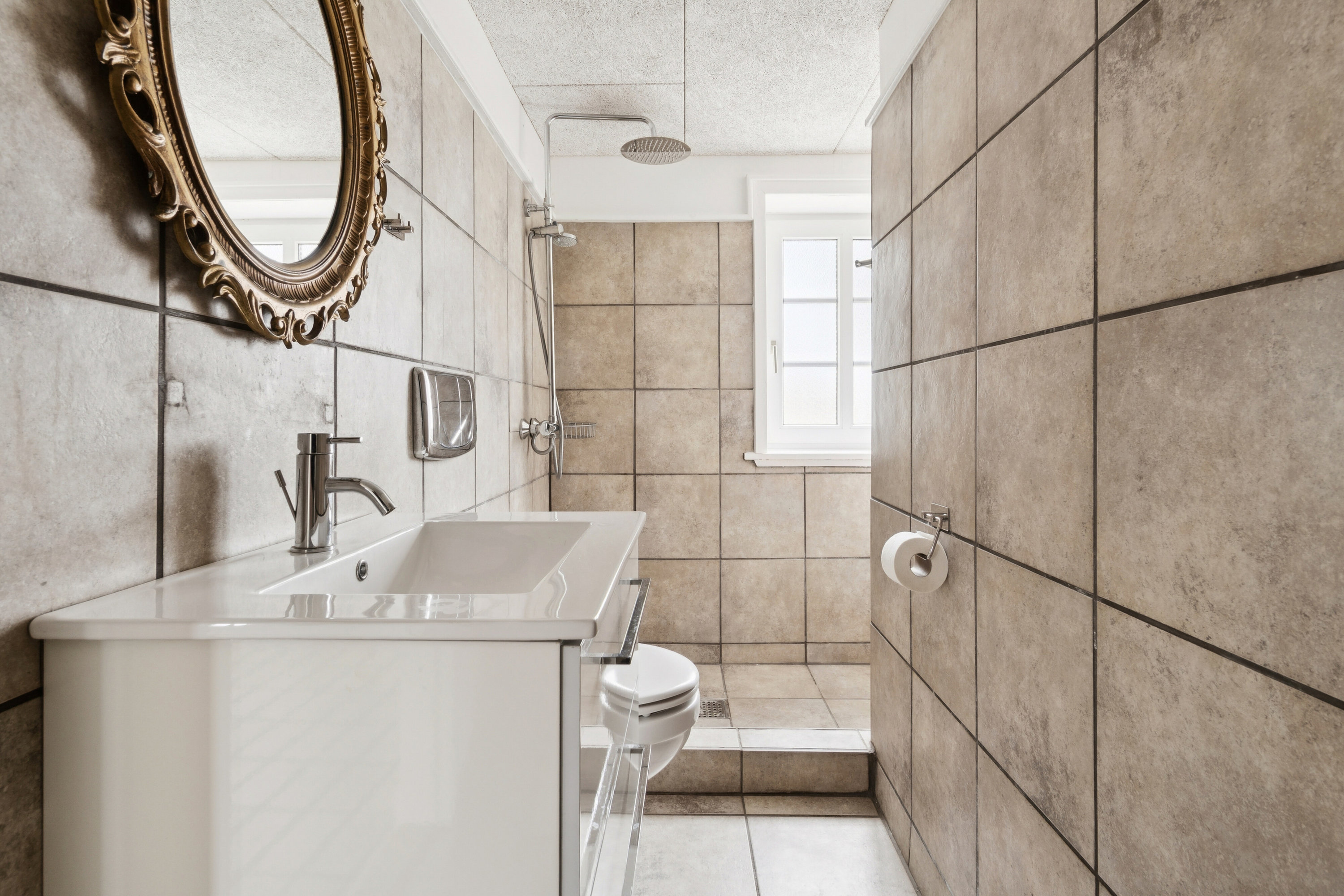 Fremhævet badeværelse billede i fuldskærmstilstand. Billede af Præstevej 2, Boddum, 7760 Hurup Thy