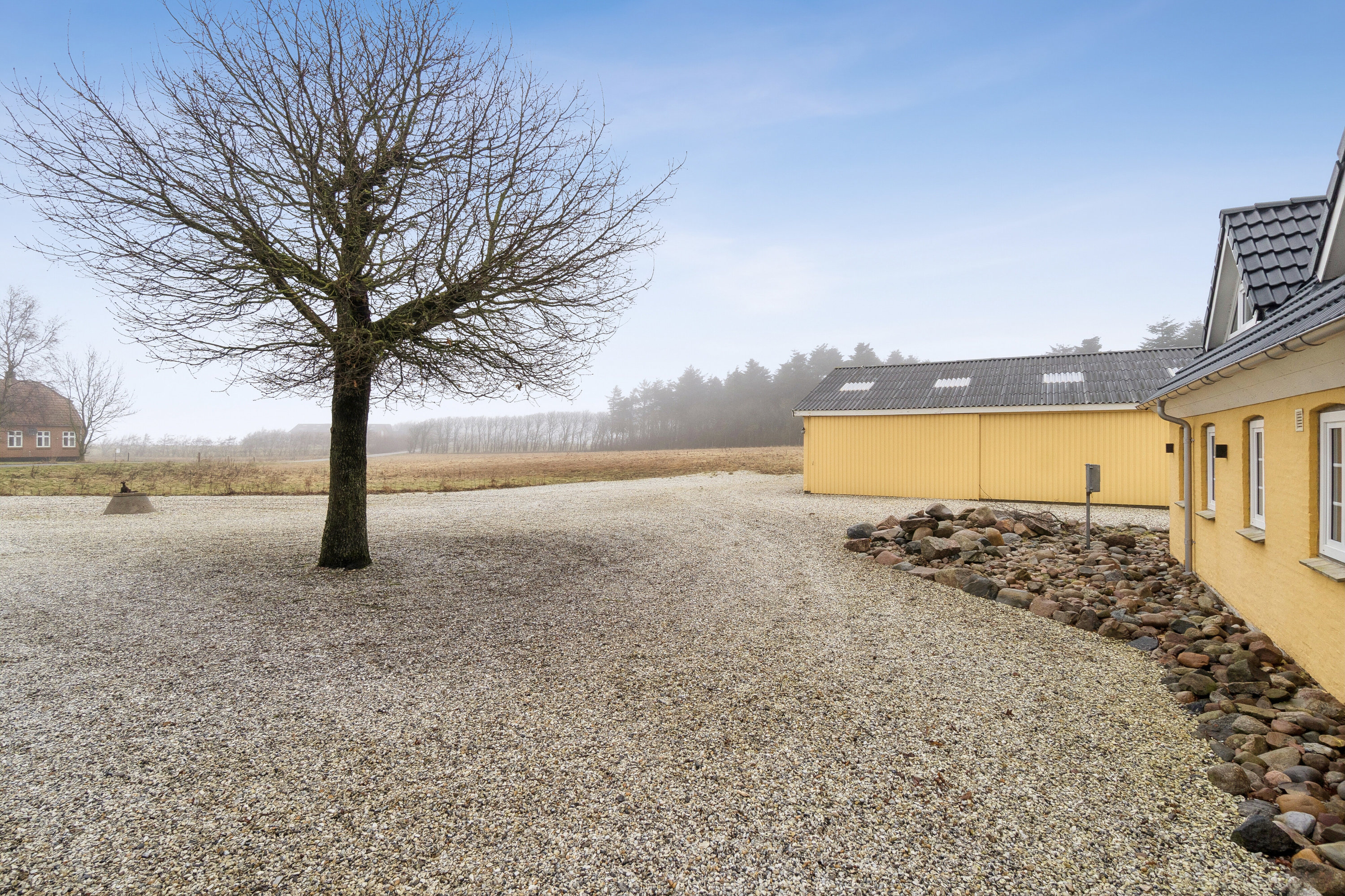 Fremhævet set fra haven billede i fuldskærmstilstand. Billede af Præstevej 2, Boddum, 7760 Hurup Thy